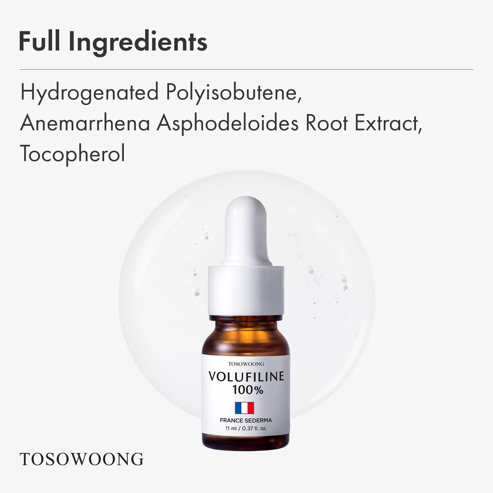 TOSOWOONG Volufiline Serum, 100% France Sederma Volufiline Concentrate for Plumping, Skin firming, Boost and Glass skin, glow Skincare for Face, lip and body, 11ml 0.37 fl. oz. - Image 2