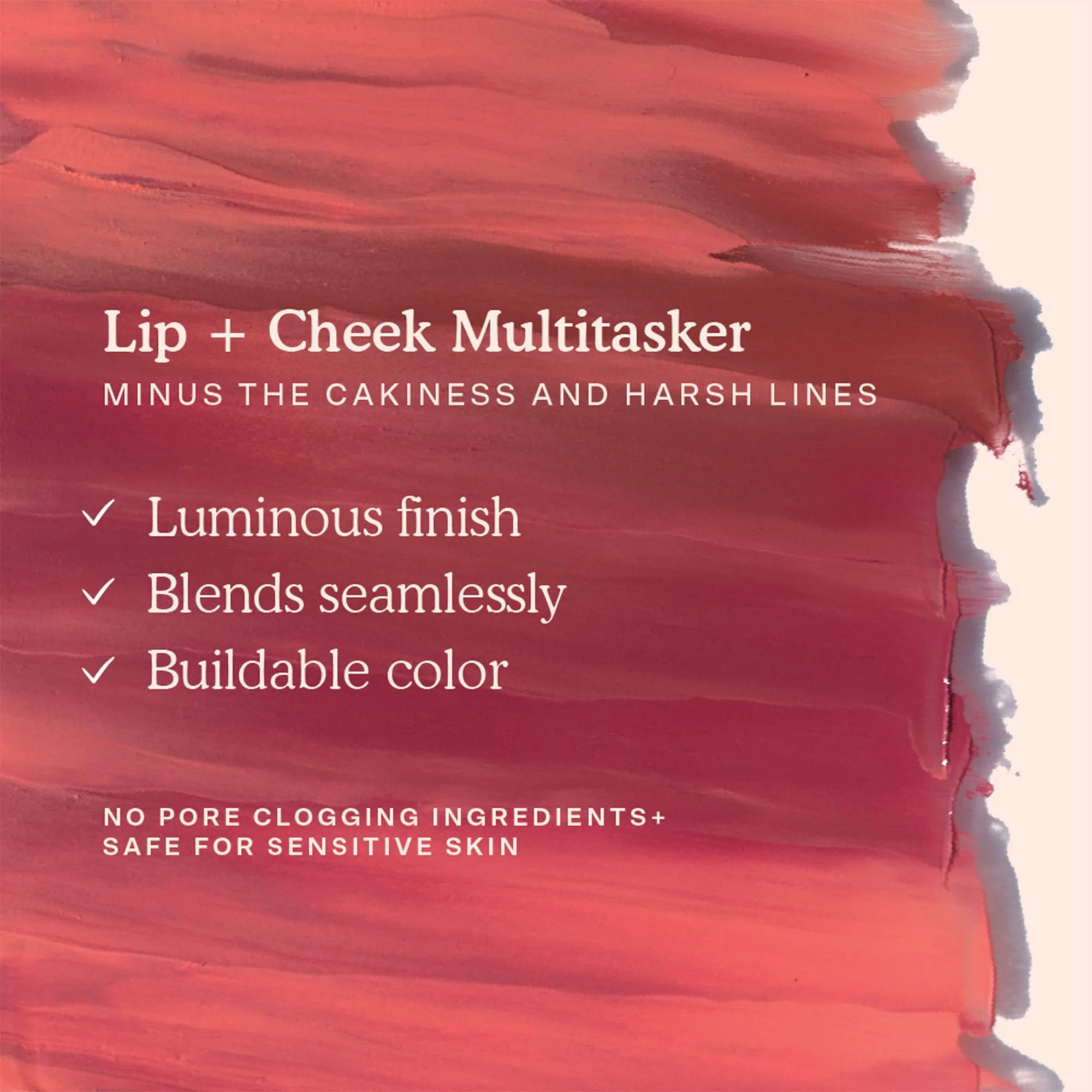 Tower 28 BeachPlease Cream Blush + Tinted Lip Balm - Multi-Use Lip Tint + Dewy Blush for Cheeks With Aloe Vera + Green Tea - Vegan, Non-Comedogenic Makeup for Sensitive Skin - Magic Hour (0.16 oz) - Image 7