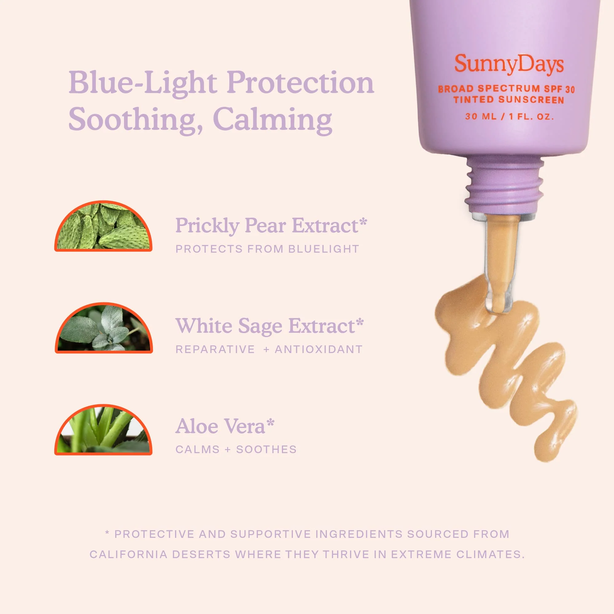 Tower 28 SunnyDays SPF 30 Tinted Moisturizer - 2-in-1 Buildable Coverage Foundation + Mineral Sunscreen for Face - Zinc Oxide, Aloe & Prickly Pear for Sensitive Skin - 10 Fair/Yellow (1 oz) - Image 4