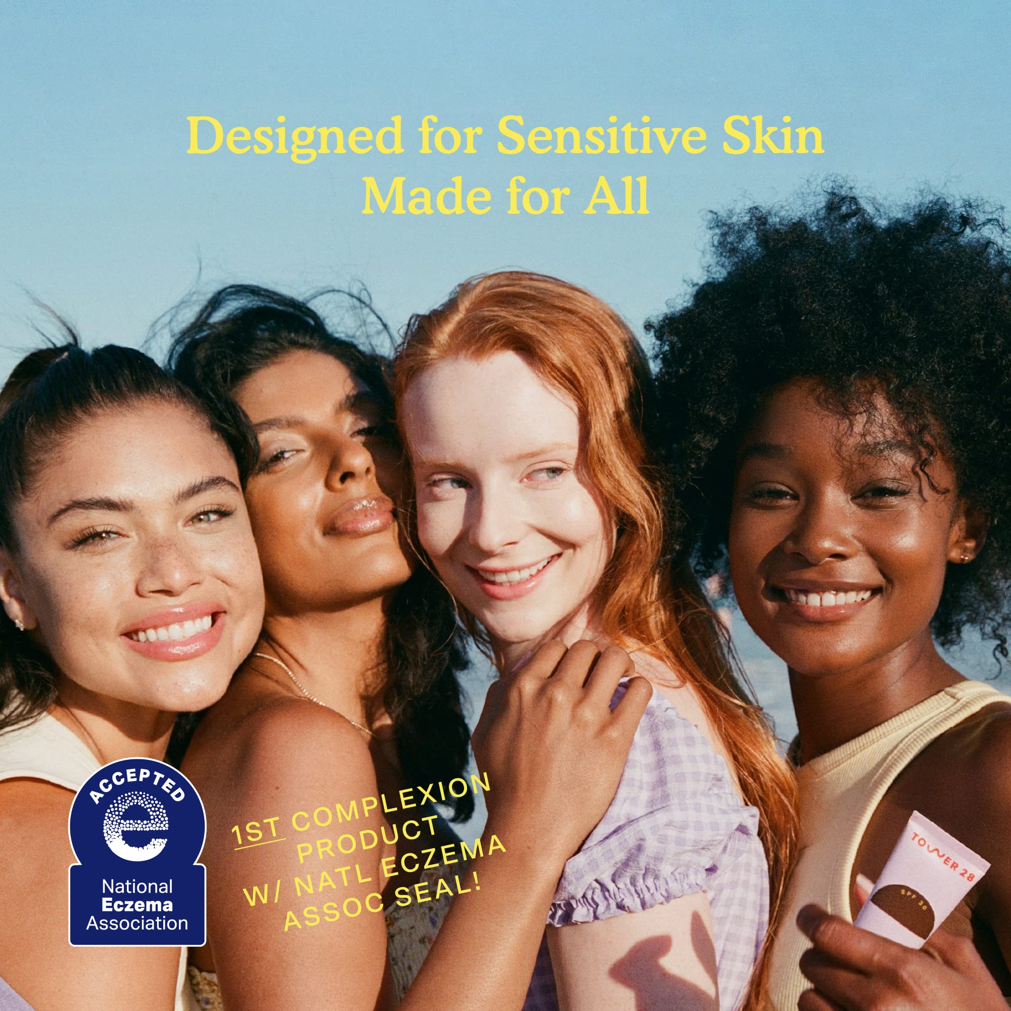 Tower 28 SunnyDays SPF 30 Tinted Moisturizer - 2-in-1 Buildable Coverage Foundation + Mineral Sunscreen for Face - Zinc Oxide, Aloe & Prickly Pear for Sensitive Skin - 25 Medium/Warm (1 oz) - Image 3