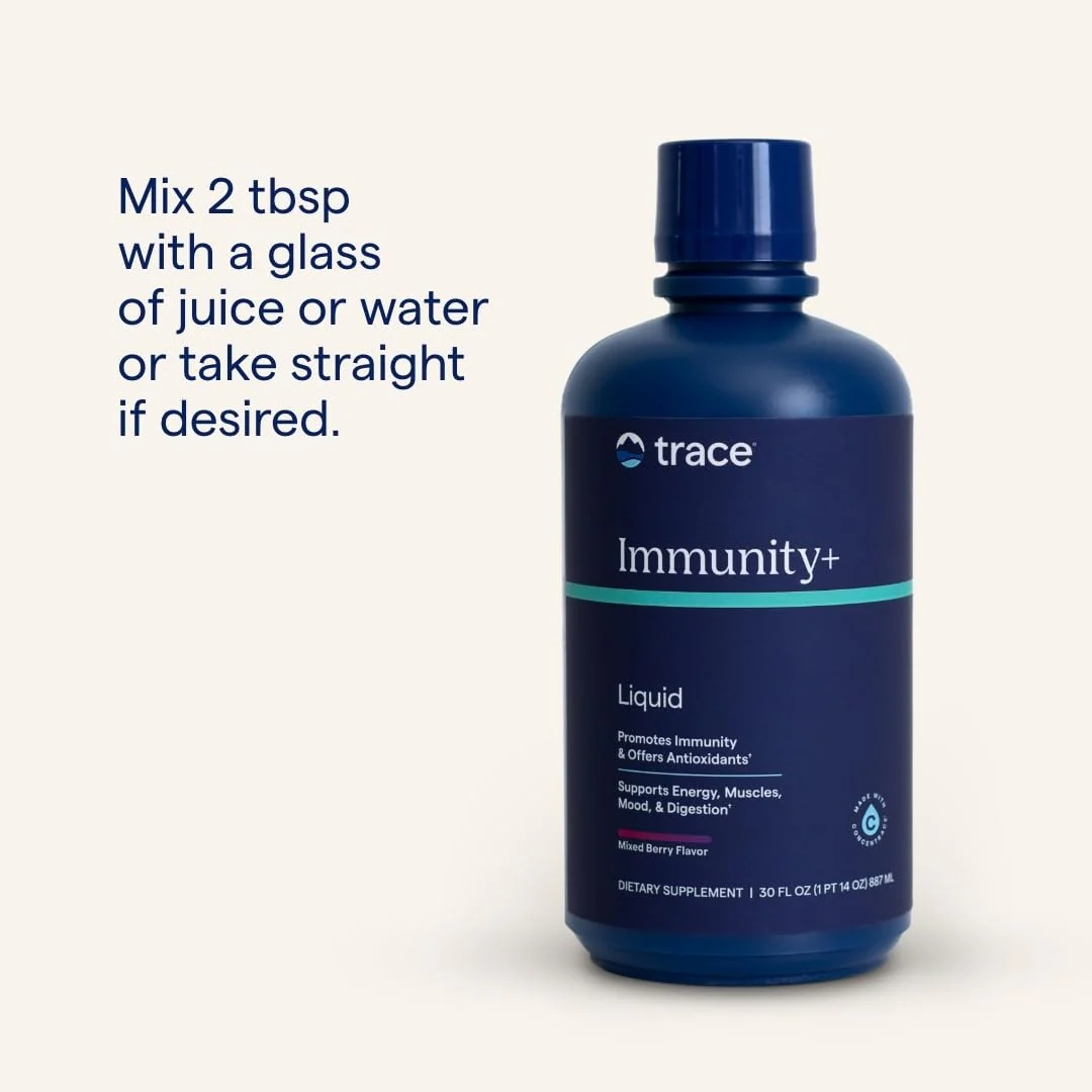 Trace Minerals Immunity+ - Liquid Supplement for Healthy Body & Immune Support - Elderberry Multivitamin - Formulated with Ionic Trace Minerals - Sugar-Free - Mixed Berry - 30 fl oz (30 Servings) - Image 4