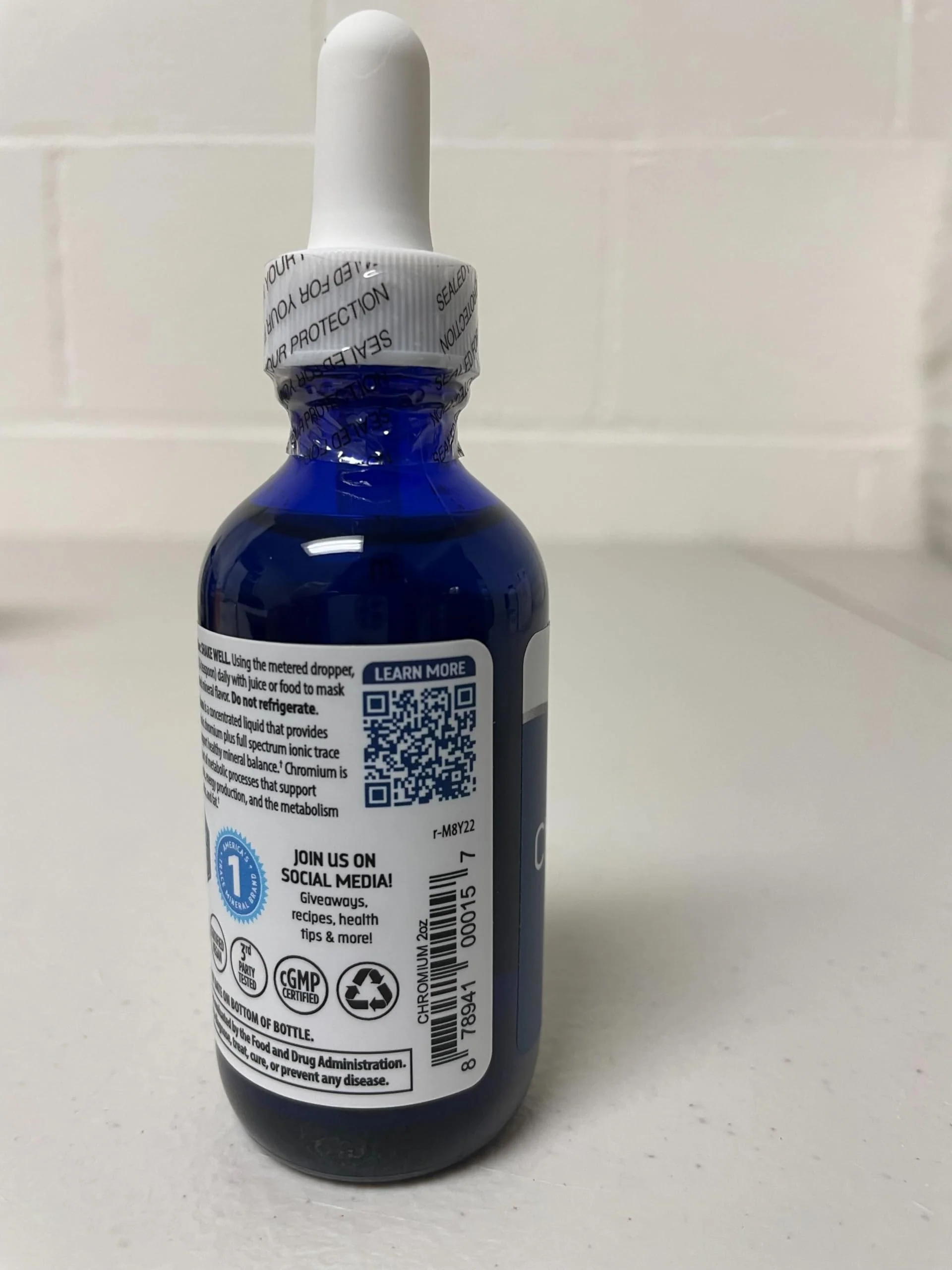 Trace Minerals Ionic Chromium - Liquid Chromium Drops for Metabolism, Muscle & Energy Support - Boron, Chloride & ConcenTrace - Natural & Bioavailable - Vegan & Gluten-Free - 2 fl oz (48 Servings) - Image 5