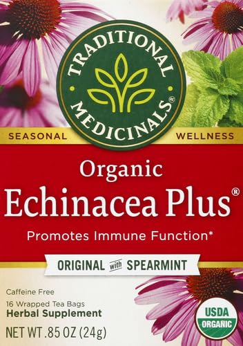 Traditional Medicinals Organic Echinacea Plus Seasonal Tea (Pack of 1), Promotes Immune Function, 16 Tea Bags - Image 11