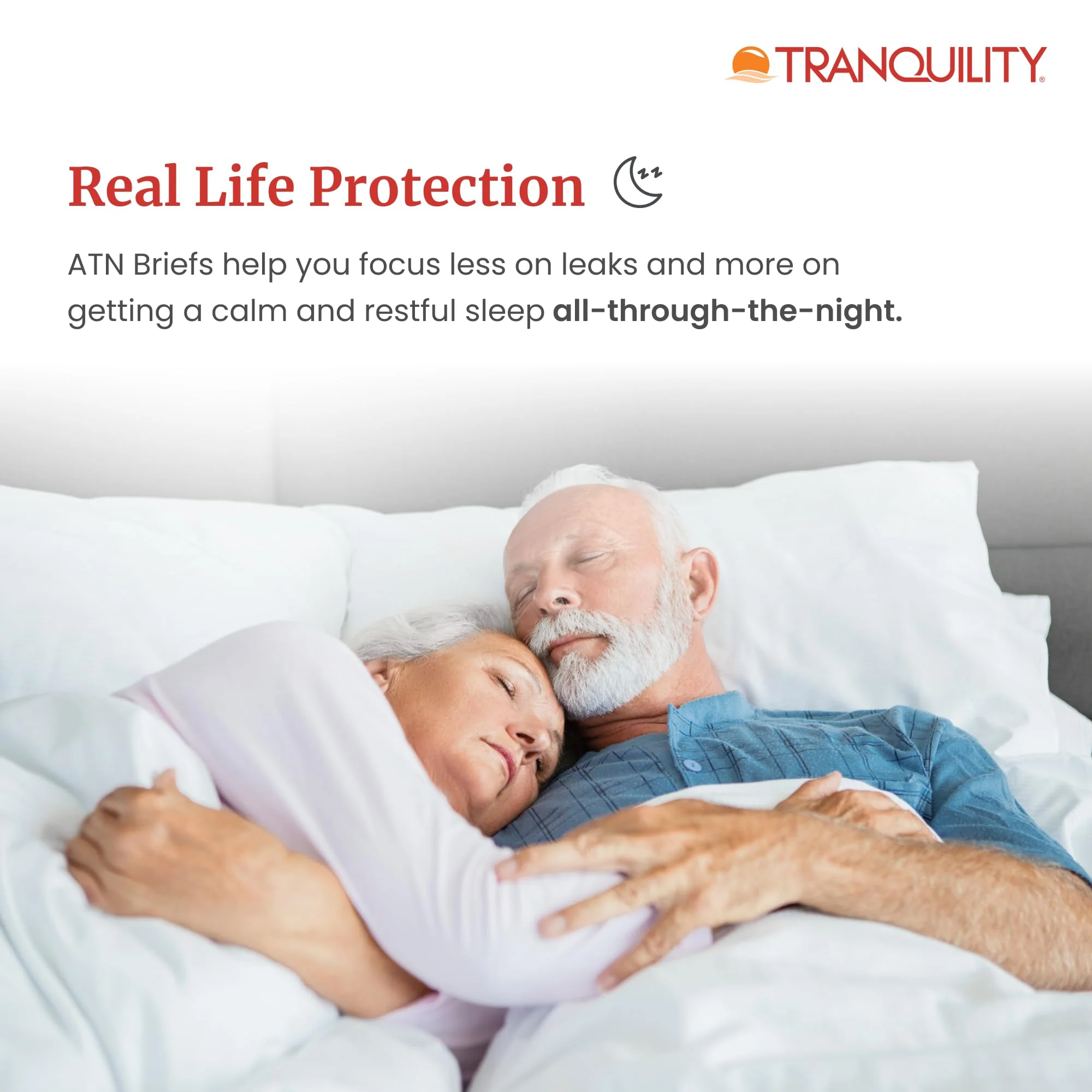 Tranquility Premium ATN Disposable Briefs with Tabs, Overnight Protection Superabsorbent Core for Leak-Free and Full-Fit Comfort, Medium 12ct Bag - Image 3