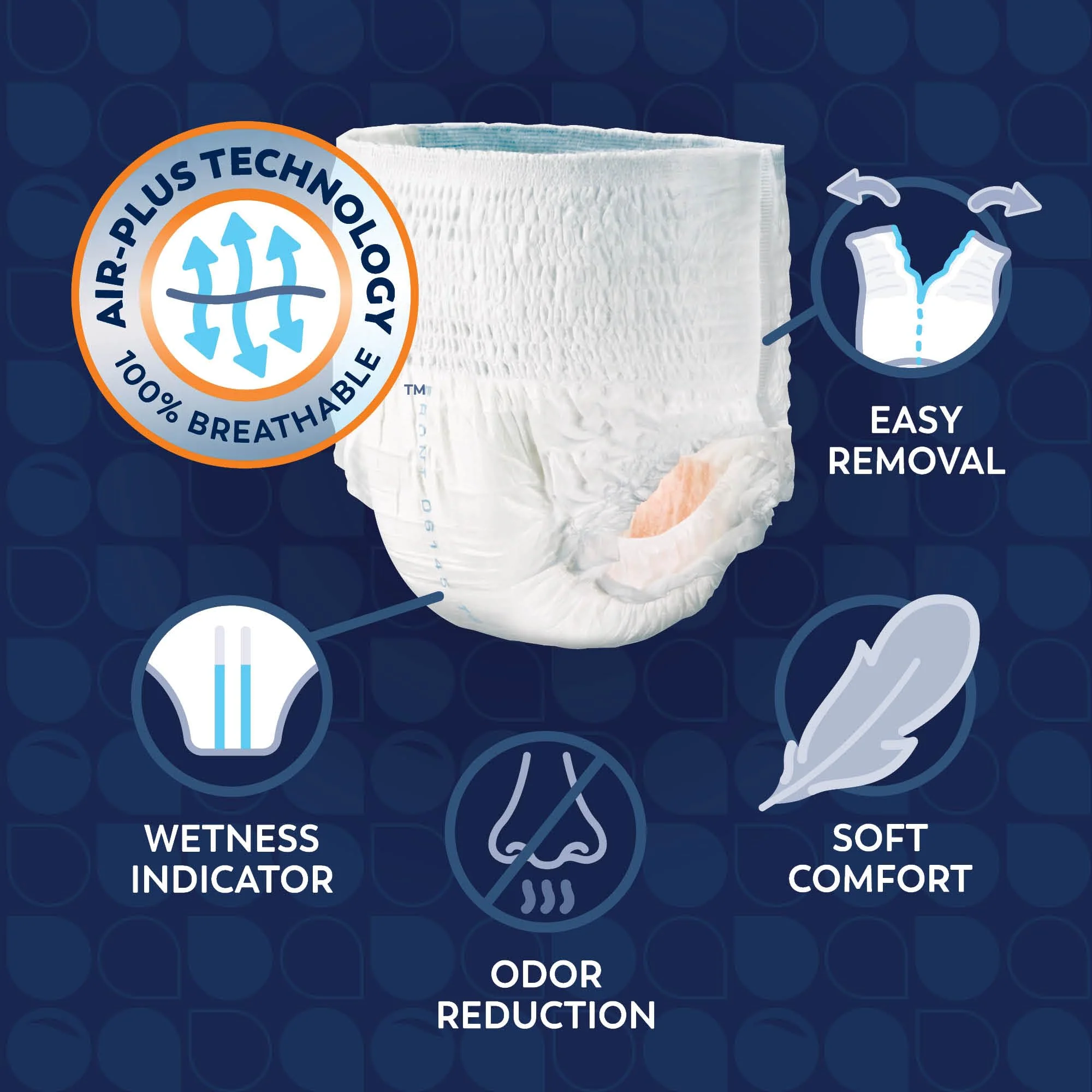 Tranquility Premium Overnight Disposable Absorbent Underwear (18 Count) - M, 34-48 in. Waist - Maximum Absorbency, All-Night Sleep, Breathable Comfort, Adult Diapers - Image 7