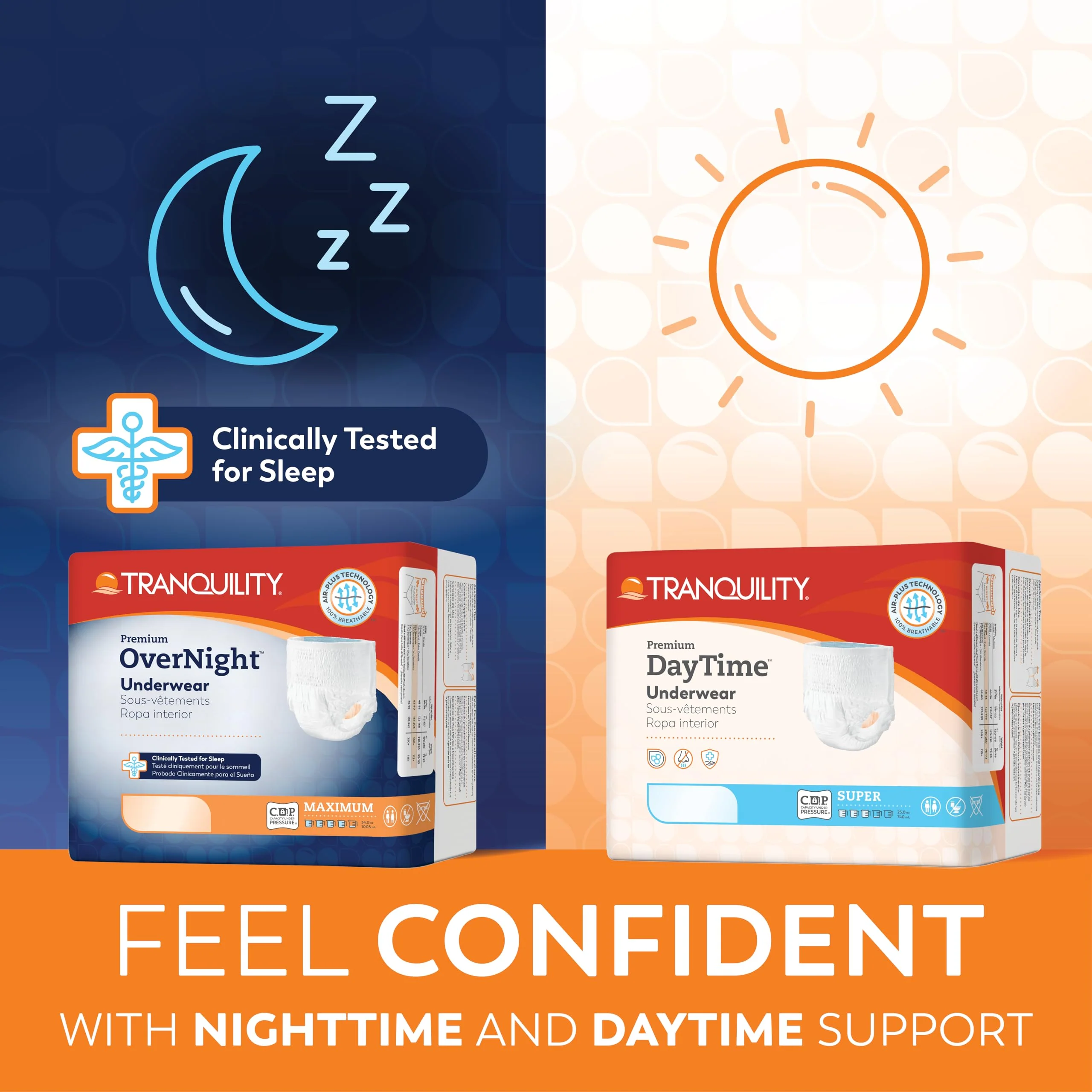 Tranquility Premium OverNight Disposable Absorbent Underwear (22 Count) - XS, 17-28 in. Waist - Maximum Absorbency, All-Night Sleep, Breathable Comfort, 22 Adult Diapers - Image 6