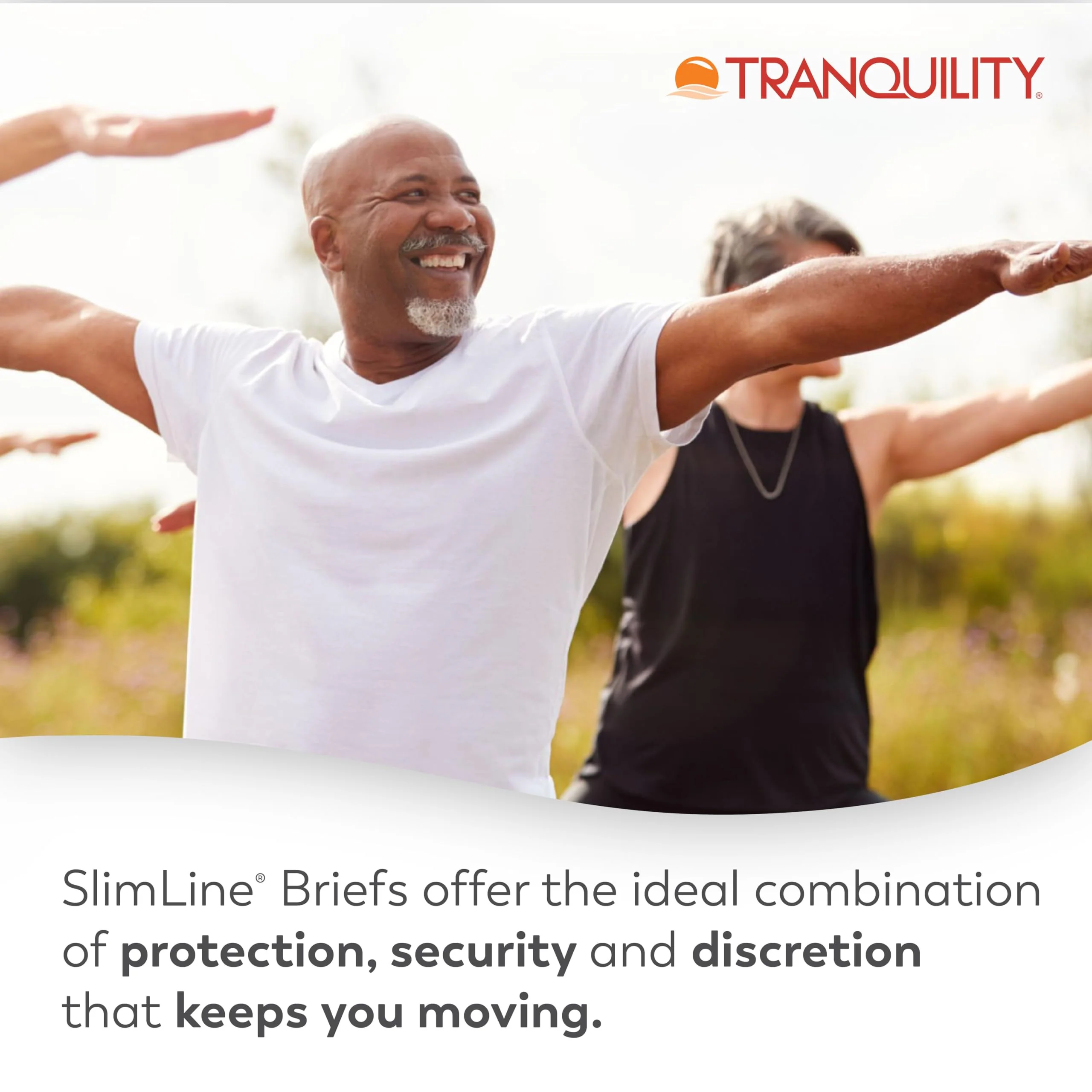 Tranquility Slimline Original Adult Disposable Brief, Youth, Incontinence Care with a Slimmer Fit, Peach Mat Core & Kufguard Technology for Max Comfort, Latex-Free, 10.9oz Capacity, 12ct Bag - Image 2