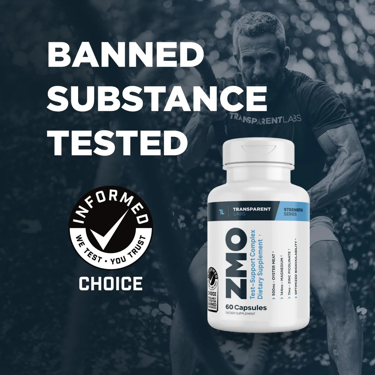 Transparent Labs ZMO - Muscle Builder for Men & Women with Zinc, Magnesium Glycinate, & Oyster Powder for Muscle Recovery - 60 Count - Image 8