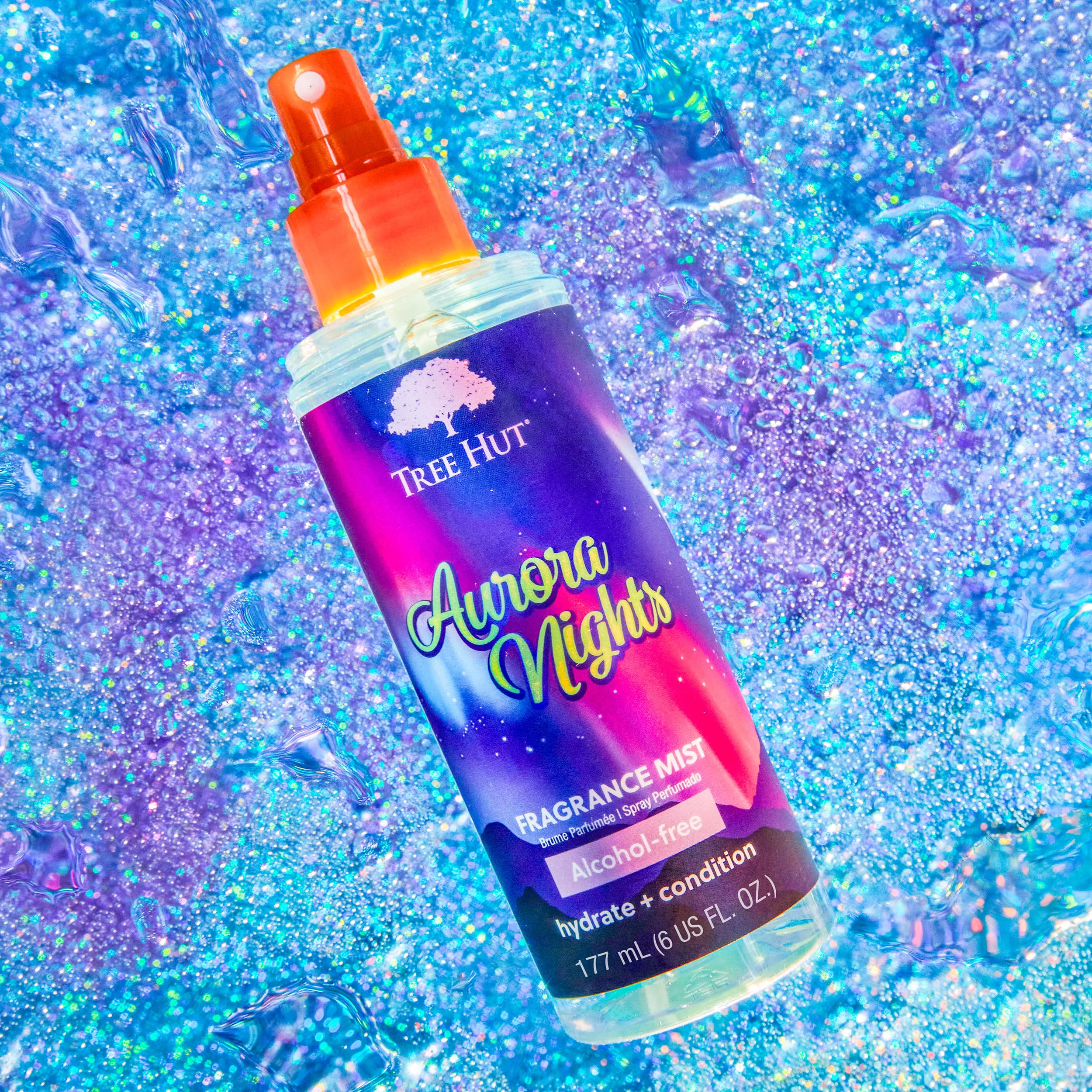 Tree Hut Aurora Nights Fragrance Mist, Hydrating, Alcohol-Free Formula, Cozy Scent with Warm Pistachio and Toasted Marshmallow Notes, 6 Fl Oz - Image 4