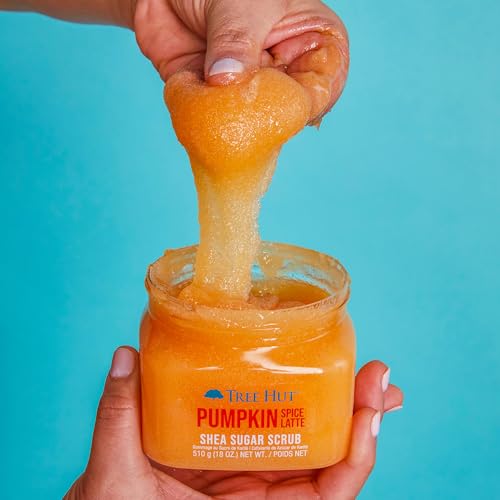 Tree Hut Pumpkin Spice Latte Shea Sugar | Exfoliating Body Scrub Removes Dead, Dry Skin for a Soft & Hydrated Feel | Limited Edition Fall | Nourishing Essential Body Care | 18 fl oz. - Image 7