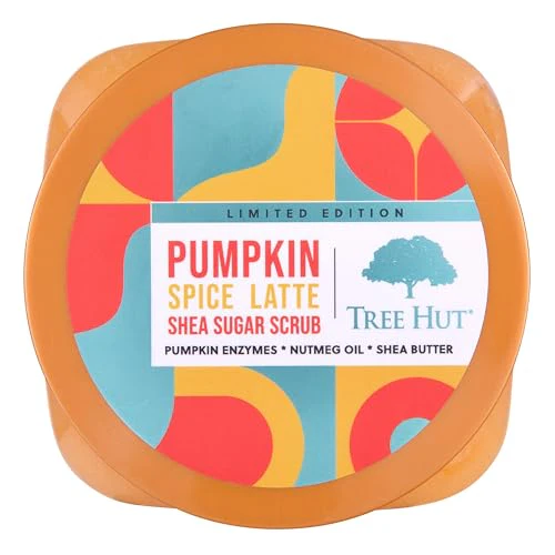 Tree Hut Pumpkin Spice Latte Shea Sugar | Exfoliating Body Scrub Removes Dead, Dry Skin for a Soft & Hydrated Feel | Limited Edition Fall | Nourishing Essential Body Care | 18 fl oz. - Image 8