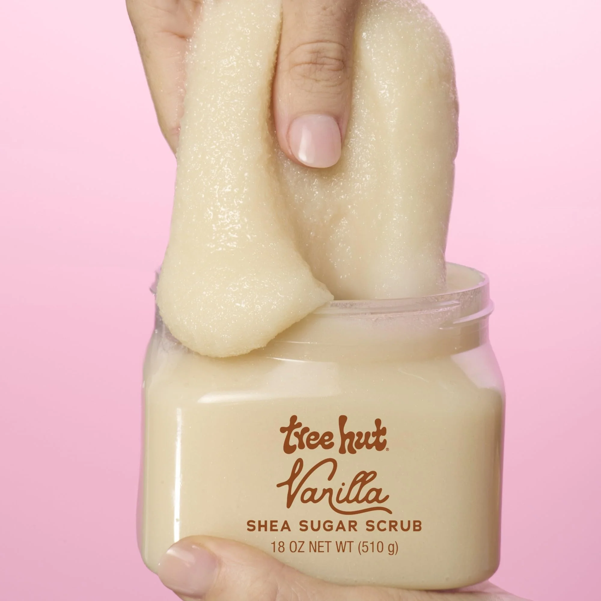 Tree Hut Vanilla Shea Sugar Exfoliating & Hydrating Body Scrub, 18 oz - Image 8