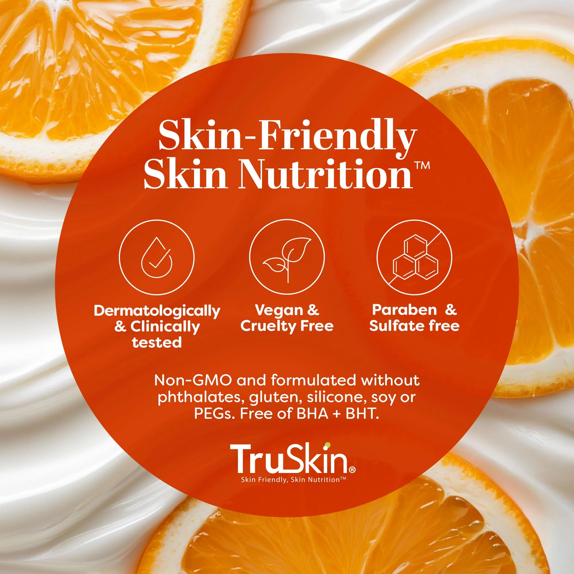 TruSkin Vitamin C Moisturizer Face Cream – Brightening, Anti Aging, Hydrating, Skin Wrinkle Cream – Vitamin B5, Vitamin E, Jojoba Oil, Aloe Vera & Green Tea, 1.7 Fl Oz - Image 7