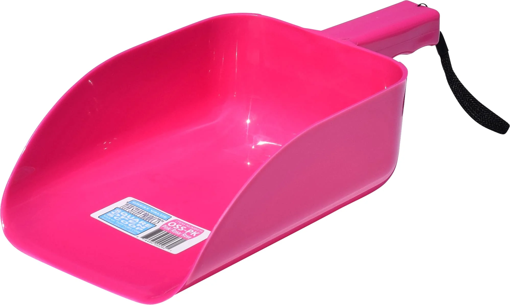 Tuff Stuff - Open Square Scoop, Pink (6 Pack)