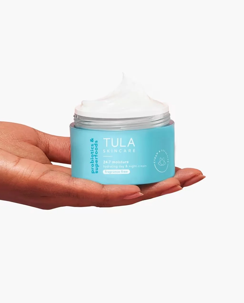 TULA Skin Care 24-7 Hydrating Day & Night Cream Fragrance Free - Nourishing Moisturizer for Face, Improves Skin Smoothness & Maintains Balance, Contains Watermelon & Apple Extract, 1.5 oz. - Image 7