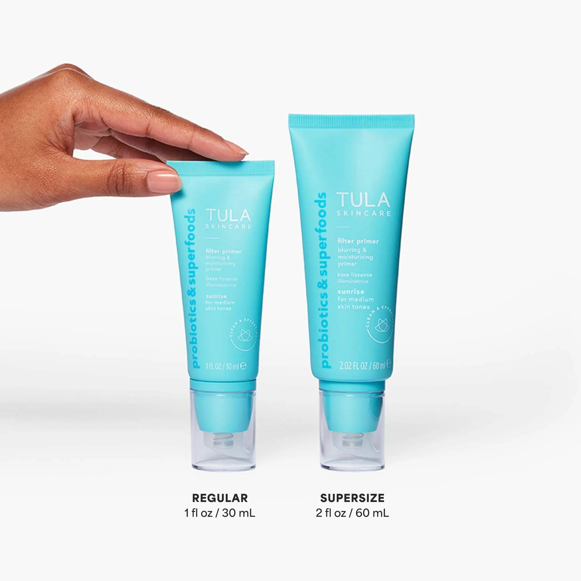 TULA Skin Care Face Filter Blurring and Moisturizing Primer - Sunrise, Evens the Appearance of Skin Tone & Redness, Hydrates & Improves Makeup Wear, 1fl oz - Image 9