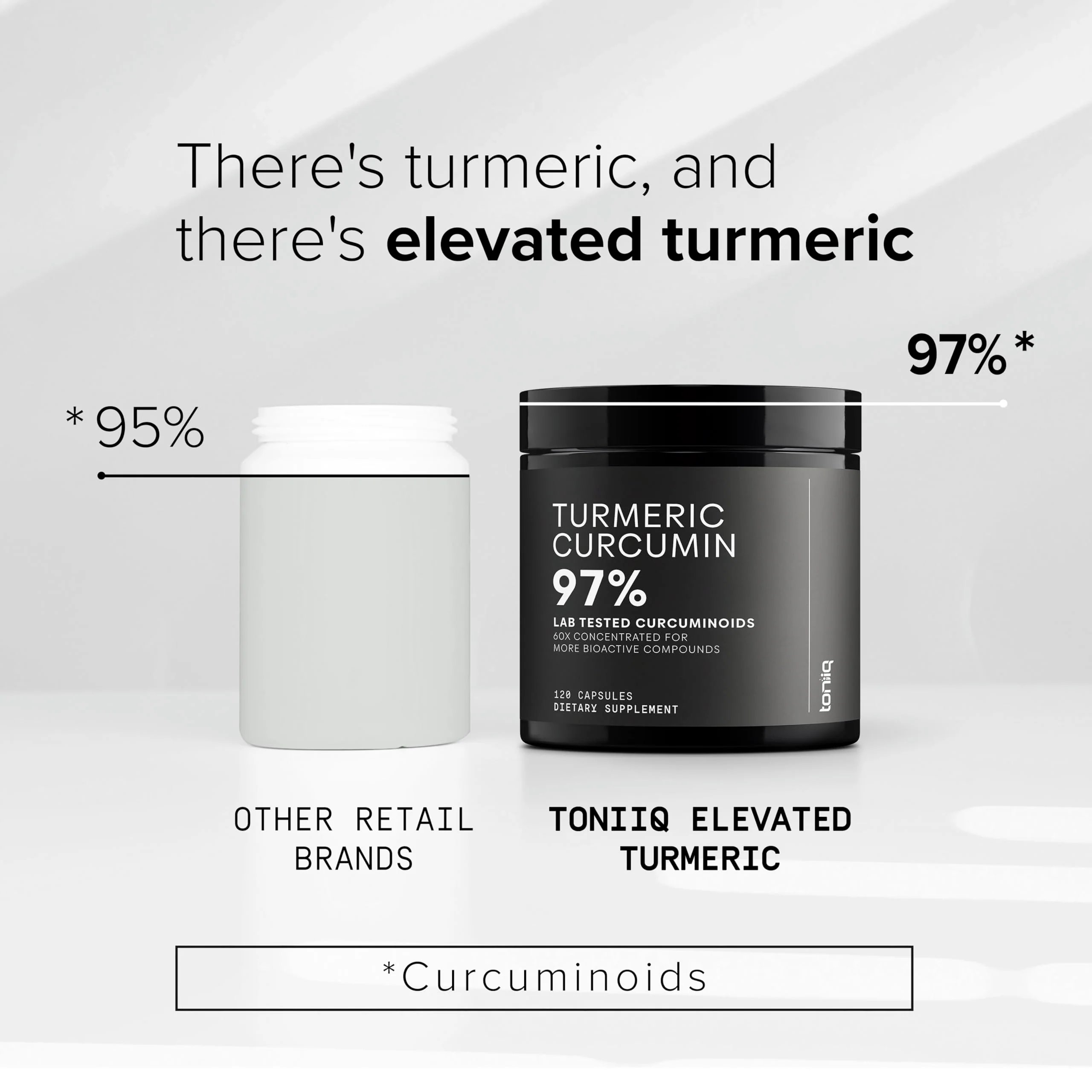 Turmeric Curcumin - Ultra High Potency 60:1 Extract with 97% Curcuminoids - 1200mg Per Serving - Black Pepper & MCT Oil for Enhanced Absorption - Third-Party Lab Tested - 120 Capsules - Image 7