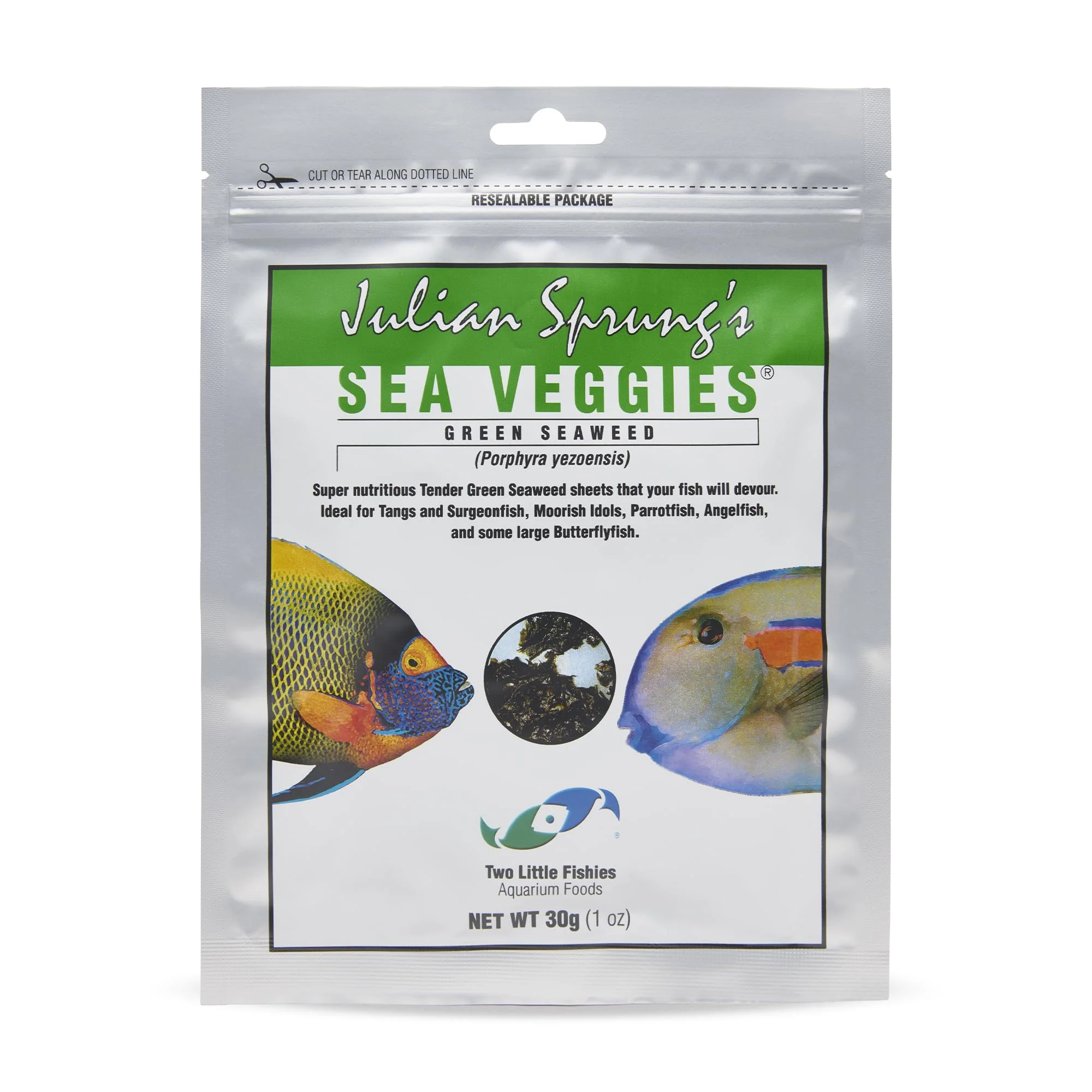 Two Little Fishies Atlsvgs4 Sea Veg-Green Seaweed, 1 Oz