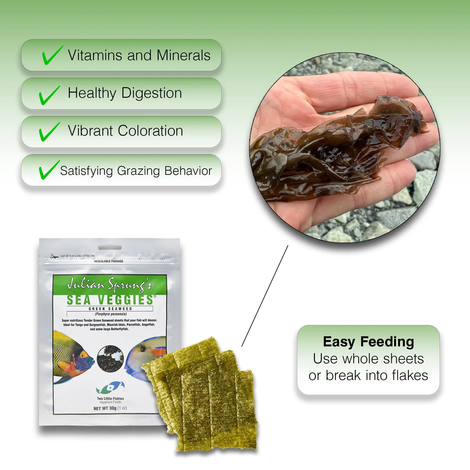 Two Little Fishies Atlsvgs4 Sea Veg-Green Seaweed, 1 Oz - Image 6
