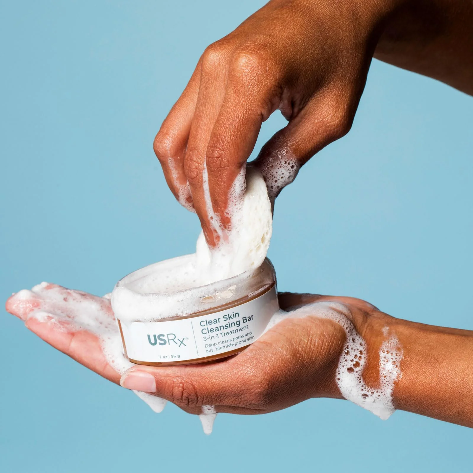 Urban Skin Rx® Clear Skin 3-in-1 Daily Treatment Cleansing Bar, Exfoliator + Clarifying Mask, Reduces Excess Oil, Clears Clogged Pores, Improves Appearance of Blemishes & Prevents Breakouts, 2.0 Oz - Image 4