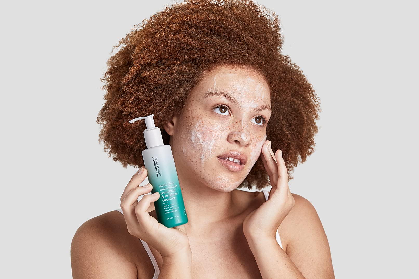 Urban Skin Rx® Pro Strength LacticGlow Micropolish Daily Resurface & Brighten Exfoliating Facial Cleanser, Improves the Appearance of Texture, Blemishes, Uneven Skin Tone, & Dull Complexion, 6.0 Fl Oz - Image 5