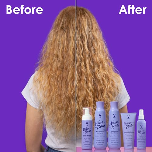 V&Co. Wave Babe Wave Enhancing Cream – Wave Cream for Wavy Hair, Anti Frizz & Hydrating Hair Care with Peptides & Rice Protein – Defines Waves, Enhances Shine & Adds Lasting Softness – 6 oz - Image 8