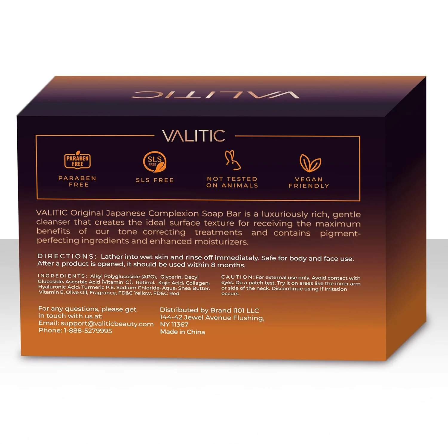 VALITIC Kojic Acid Dark Spot Remover Soap Bars with Vitamin C, Retinol, Collagen, Turmeric - Original Japanese Complex Infused with Hyaluronic Acid, Vitamin E, Shea Butter, Castile Olive Oil (2 Pack) - Image 6