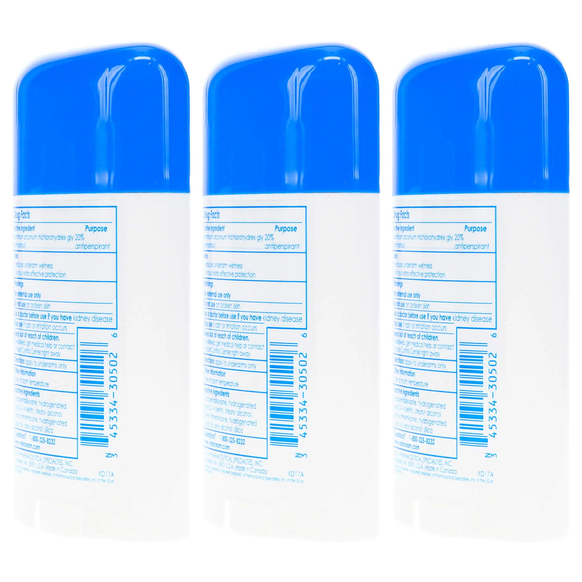 Vanicream Anti-Perspirant - Deodorant Clinical Strength For Sensitive Skin, 2.25 Oz Pack of 3 - Image 5