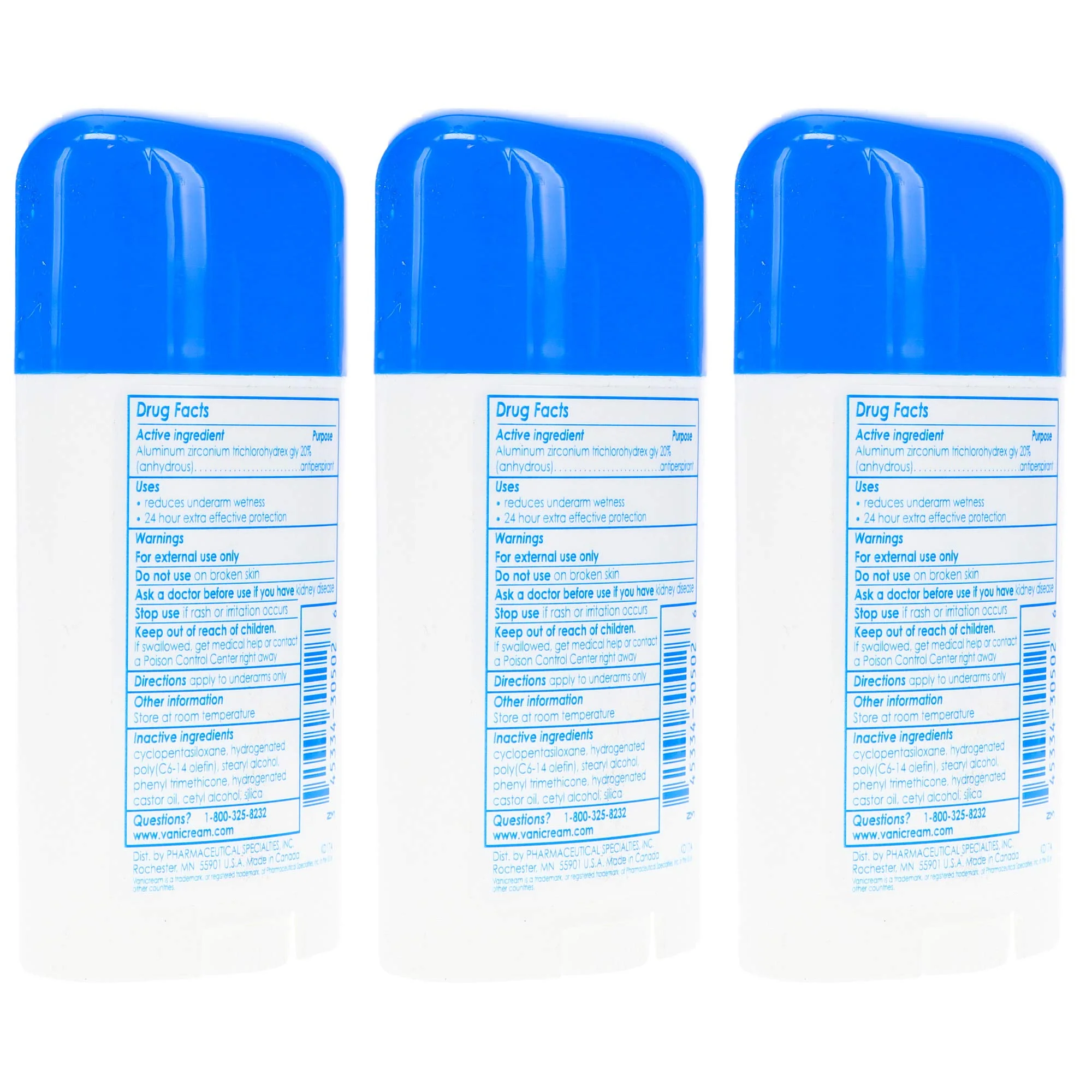 Vanicream Anti-Perspirant - Deodorant Clinical Strength For Sensitive Skin, 2.25 Oz Pack of 3 - Image 7