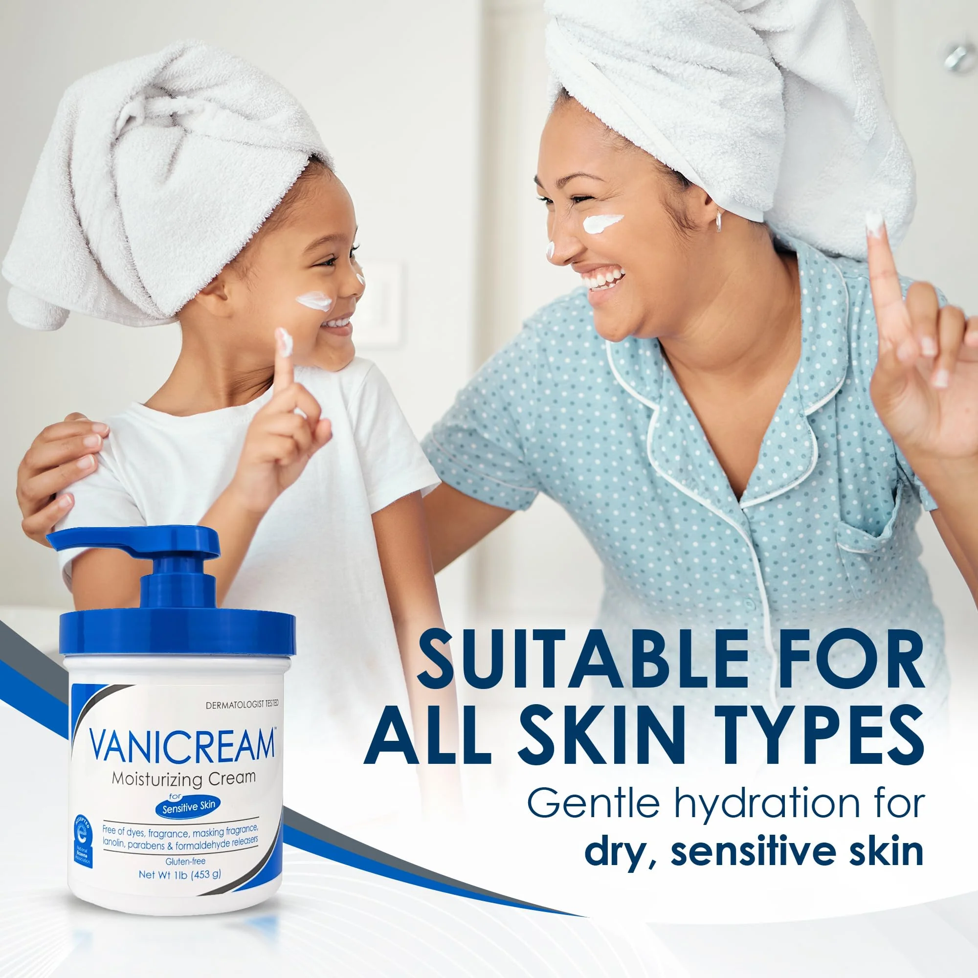 Vanicream Moisturizing Skin Cream with Pump Dispenser - 16 fl oz (1 lb) - Moisturizer Formulated Without Common Irritants for Those with Sensitive Skin - Image 21