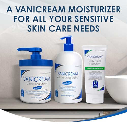 Vanicream Moisturizing Skin Cream with Pump Dispenser - 16 fl oz (1 lb) - Moisturizer Formulated Without Common Irritants for Those with Sensitive Skin - Image 3