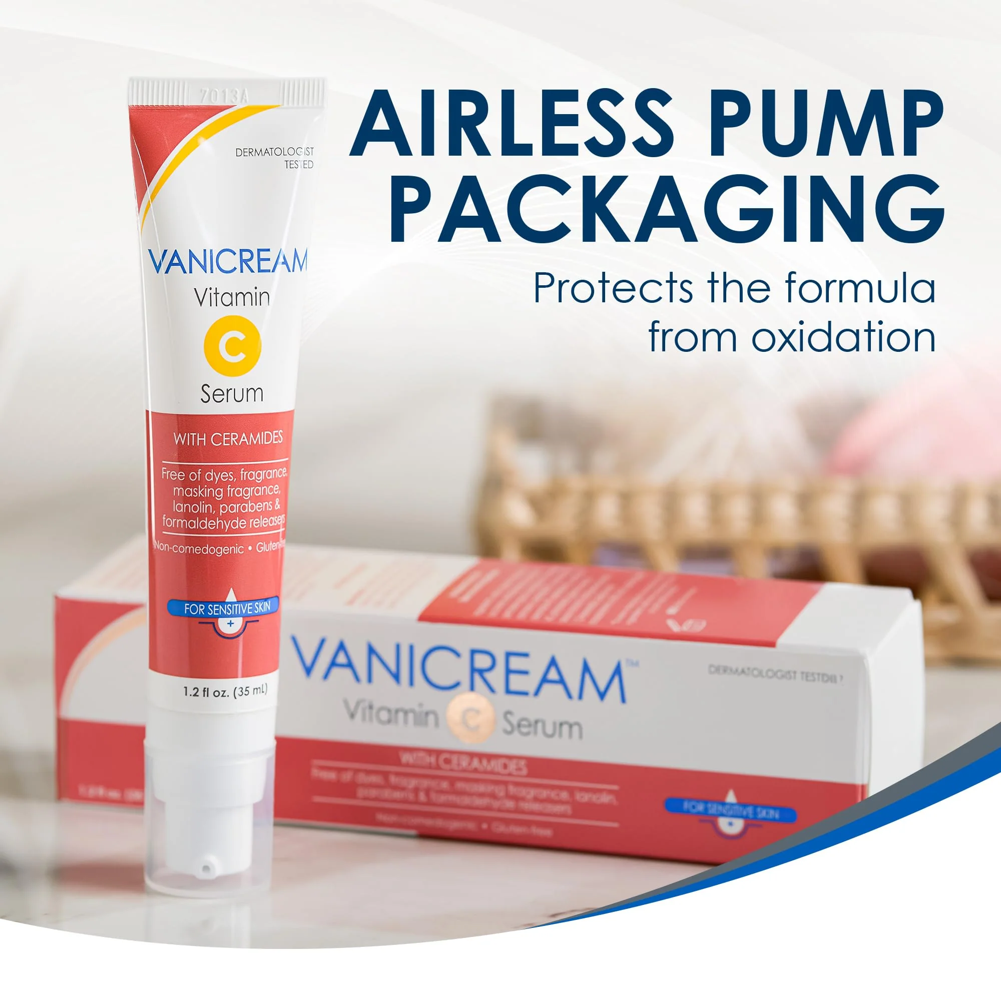 Vanicream Vitamin C Serum, 1.2 Fl Oz, Formulated without Common Irritants for Sensitive Skin, Milky and Lightweight Brightening Serum, Hydrates & Boosts Glow, Dermatologist-Tested - Image 5