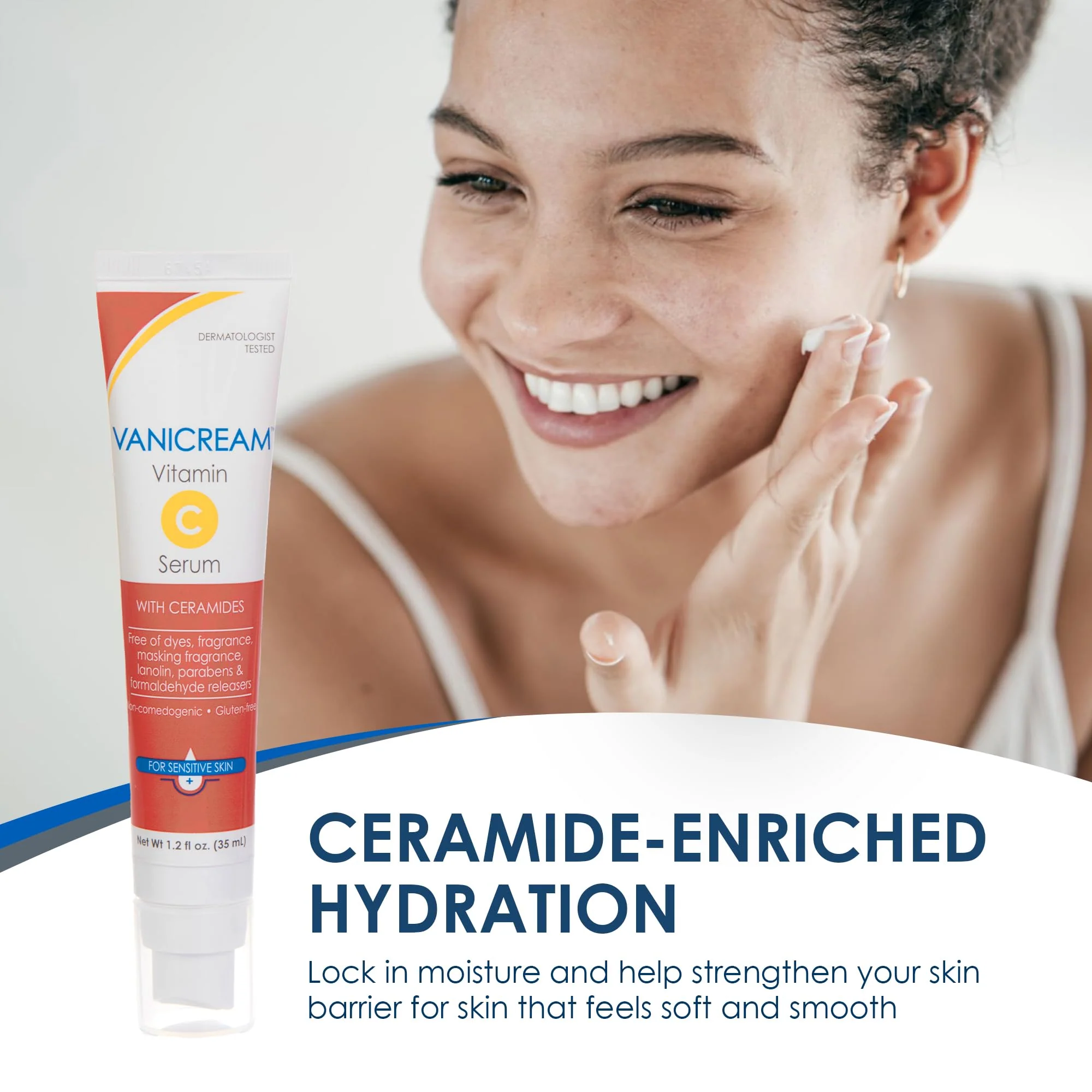 Vanicream Vitamin C Serum, 1.2 Fl Oz, Formulated without Common Irritants for Sensitive Skin, Milky and Lightweight Brightening Serum, Hydrates & Boosts Glow, Dermatologist-Tested - Image 9