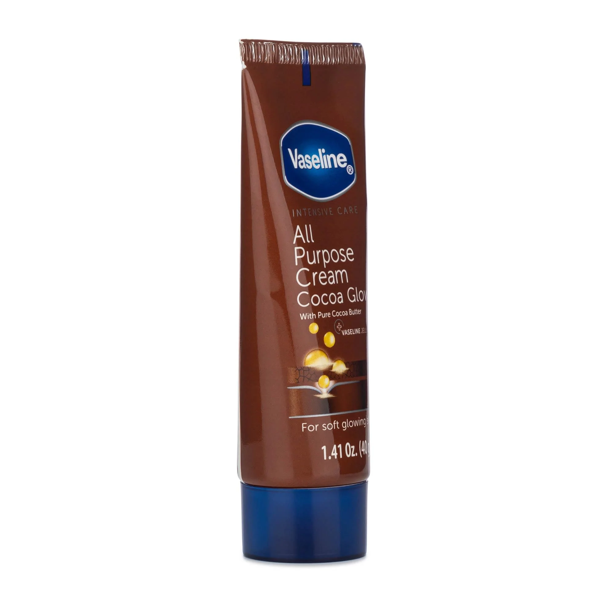 Vaseline All Purpose Cream Cocoa Glow, with Pure Cocoa Butter, 6-Pack, 1.41 FL Oz Each, 6 Tubes - Image 7
