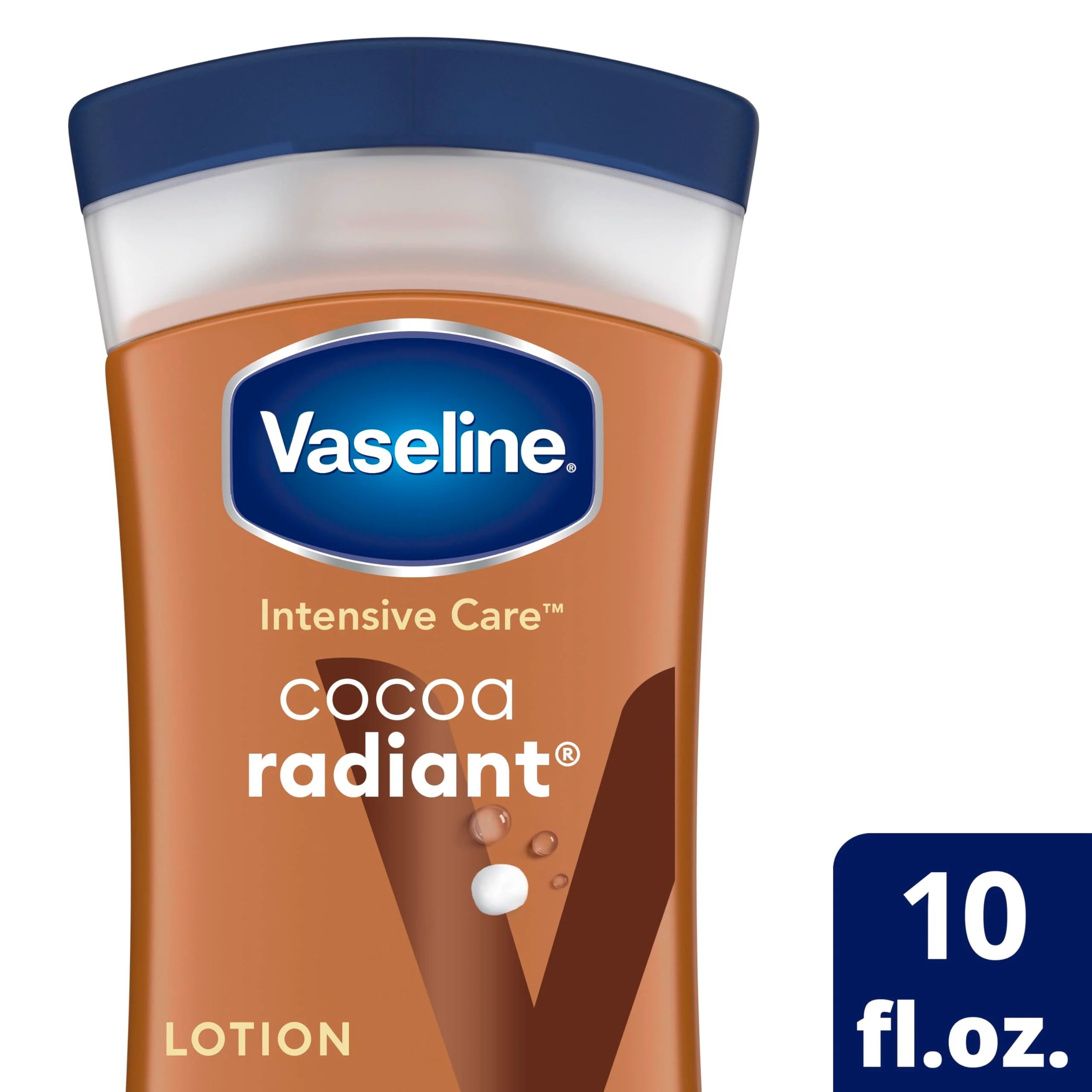 Vaseline Cocoa Radiant 3-Pack – Intensive Care Moisturizing Hand and Body Lotion with Ultra-Hydrating Lipids, Pure Cocoa Butter, 10 Oz Ea - Image 2