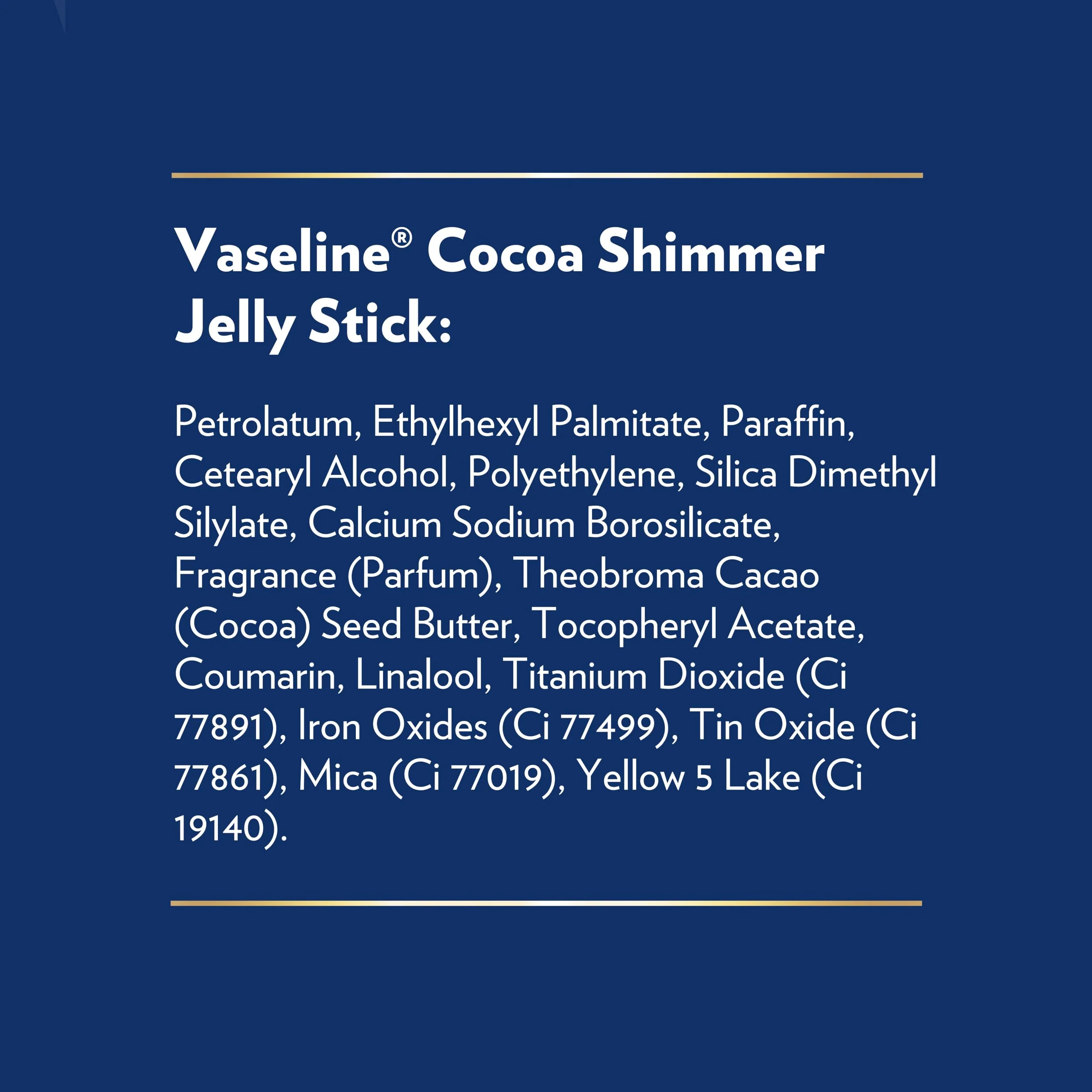 Vaseline Cocoa Shimmer Jelly Stick – Non-Greasy Moisturizer for Glowing Skin, Face & Body Lotion, Travel-Size, 1.4 Oz Ea, Pack of 3. - Image 2