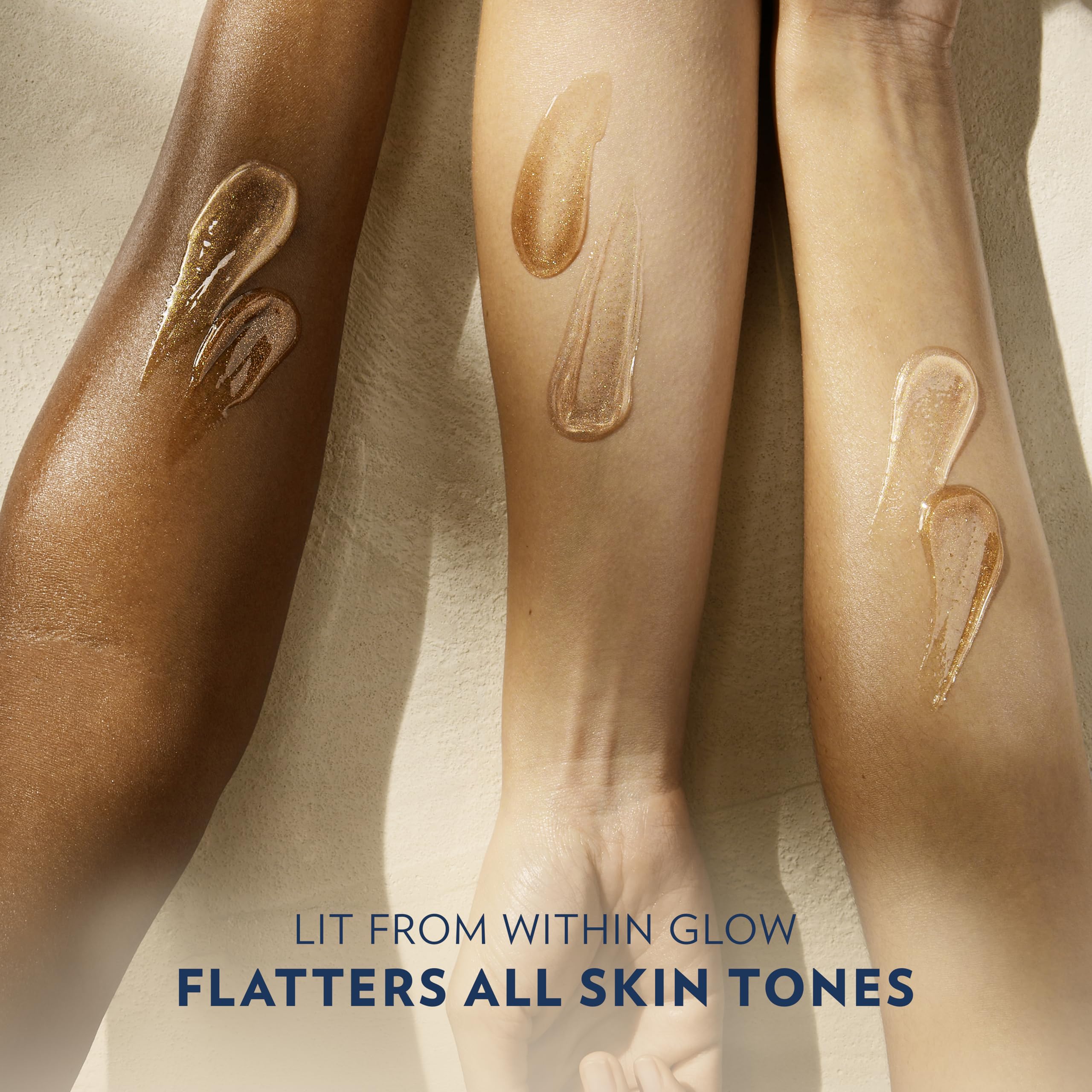 Vaseline Glazed and Glisten Golden Hour Body Gel Oil Glow Vanilla Cocoa Shimmering with Ultra-Hydrating Lipids and 100% Pure Cocoa Butter, 6.8 Oz - Image 5