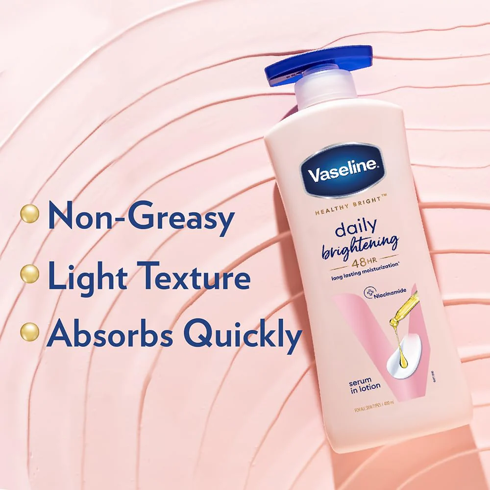 Vaseline Healthy Daily Body Lotion | With Niacinamide | For All Skin Types | 6.67 Fl Oz (200ml) - Image 2