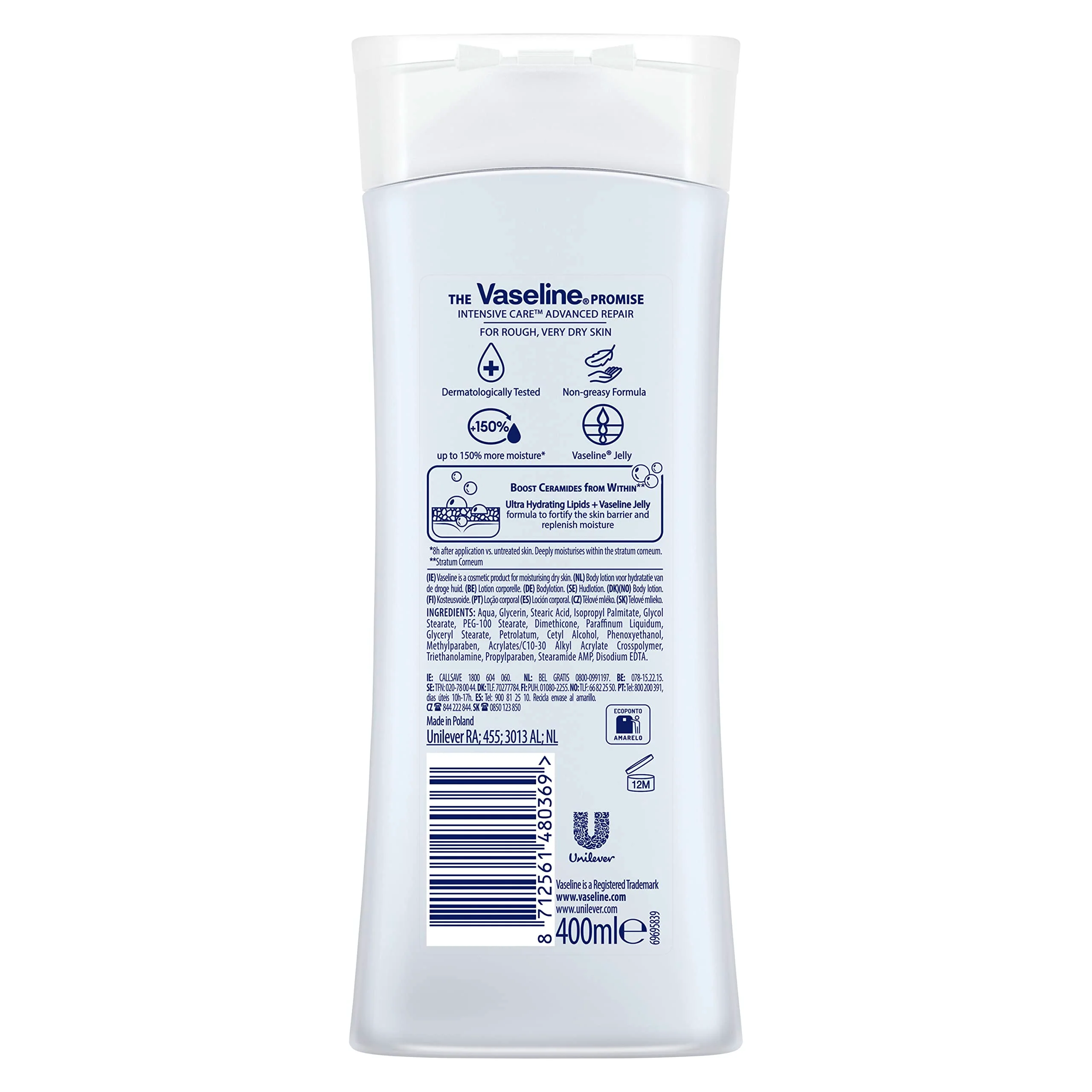 Vaseline Intensive Care Advanced Repair Lotion 400ml - Image 6