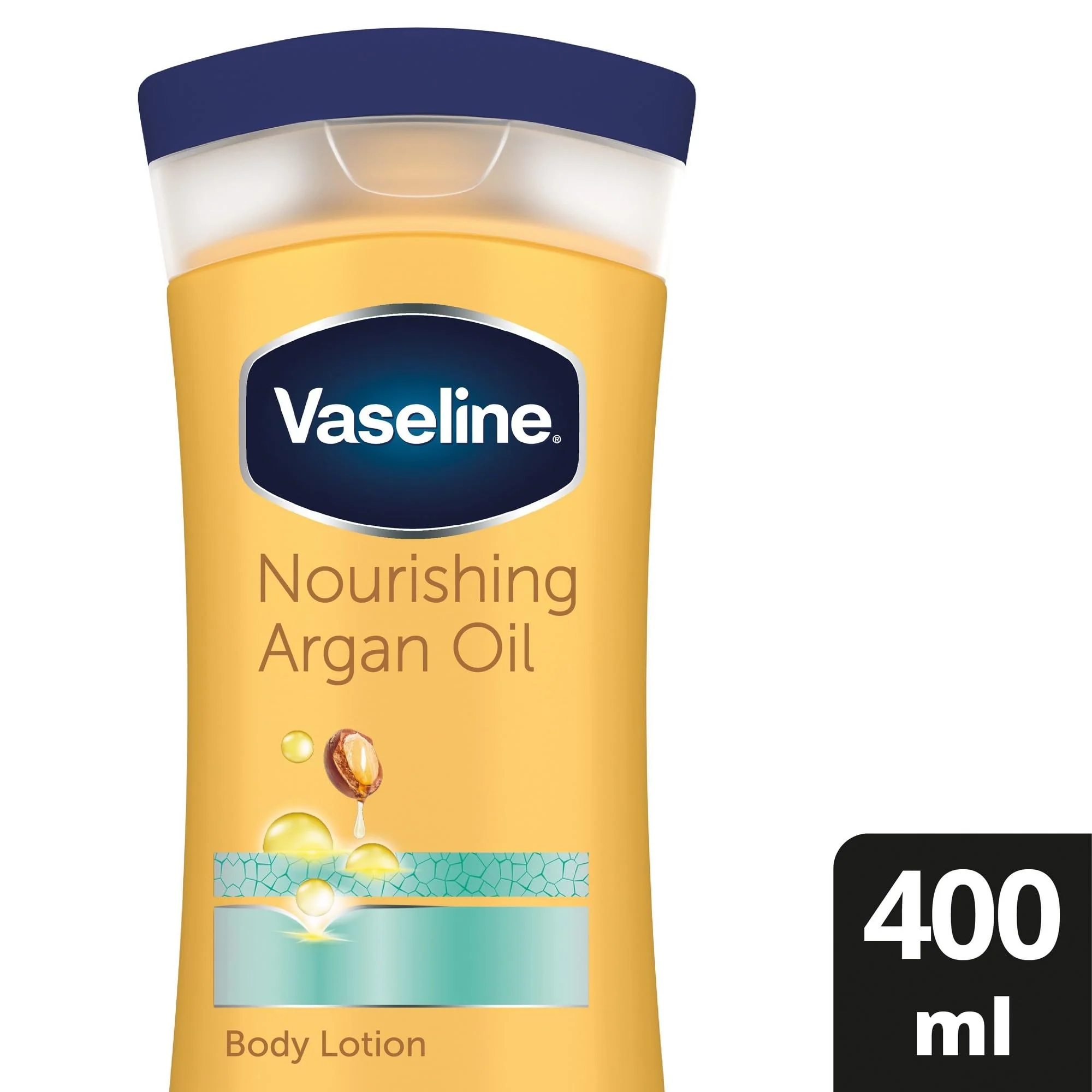 Vaseline Intensive Care Nourishing Argan Oil Lotion, 72h Protection, 400ml - Image 7
