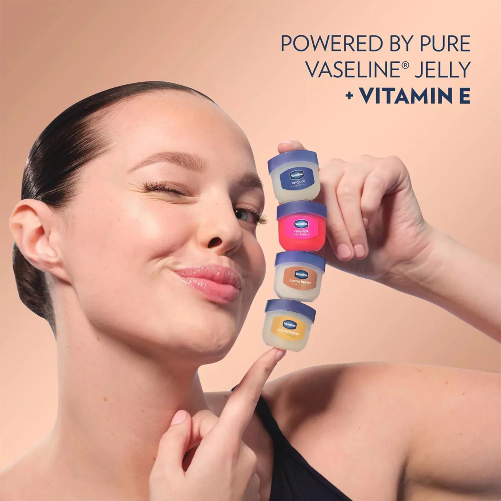 Vaseline Lip Therapy Cocoa Butter 8-Pack – Mini Lip Balms for Soft, Glowing Lips, 0.25 Oz Ea - Image 2