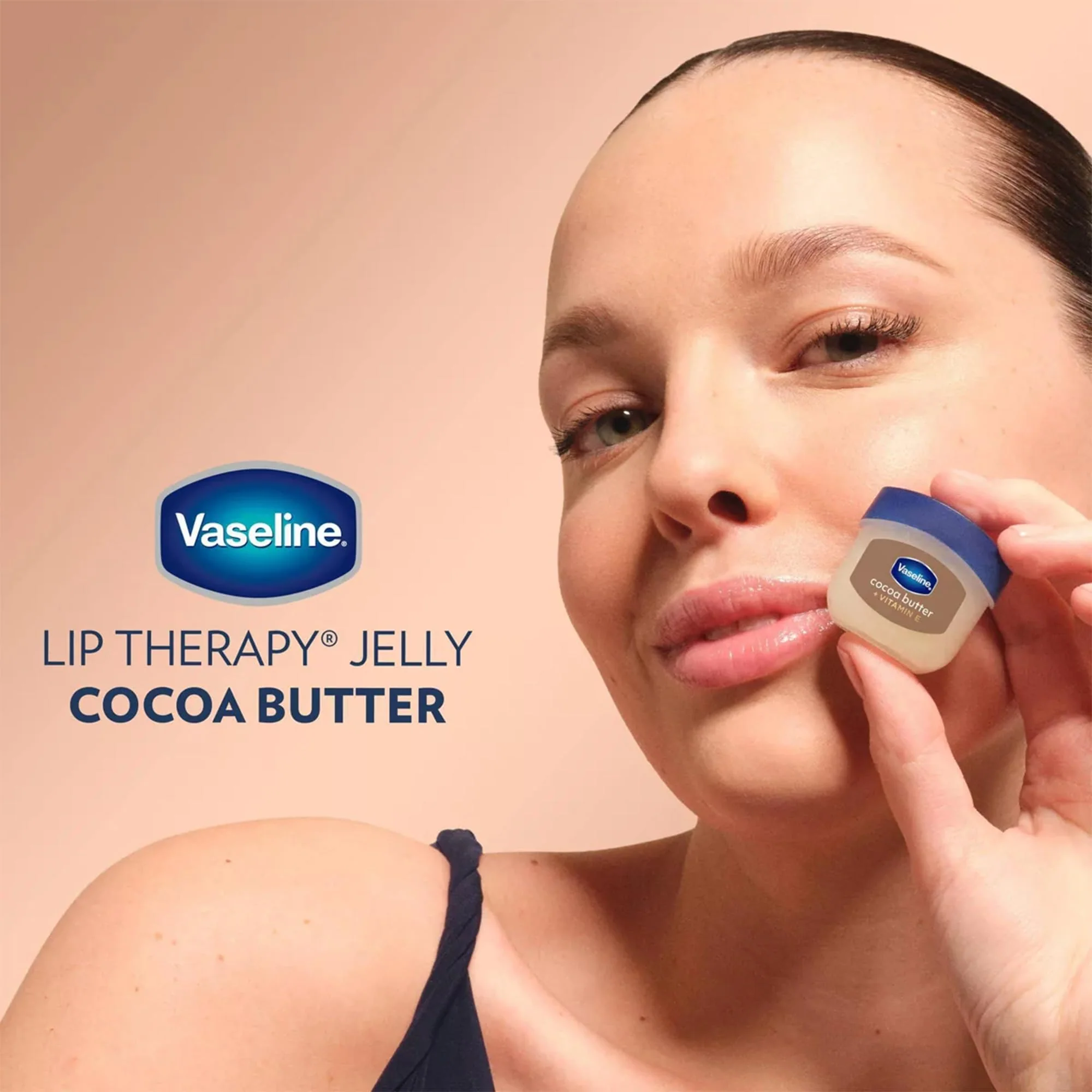 Vaseline Lip Therapy Cocoa Butter 8-Pack – Mini Lip Balms for Soft, Glowing Lips, 0.25 Oz Ea - Image 3