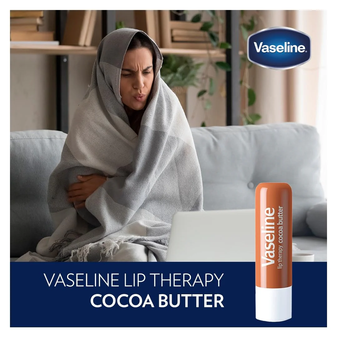 Vaseline Lip Therapy Cocoa Butter Twin Pack - Image 3