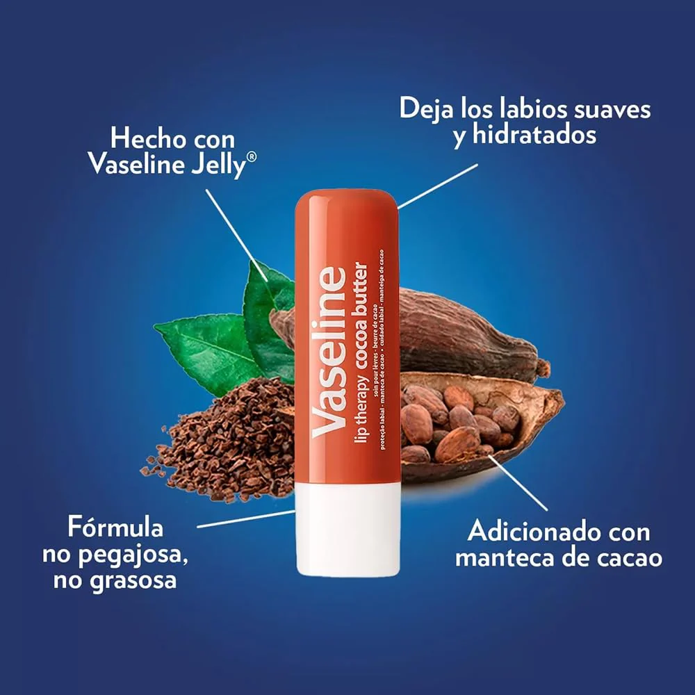 Vaseline Lip Therapy Cocoa Butter Twin Pack - Image 5