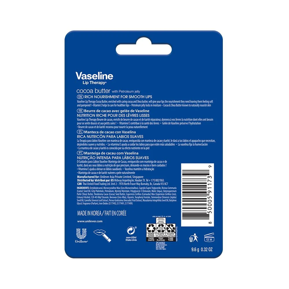 Vaseline Lip Therapy Cocoa Butter Twin Pack - Image 9