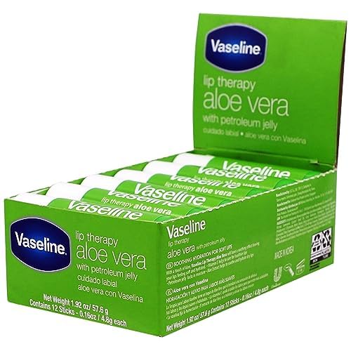 Vaseline Lip w/o Backer Card Aloe - 12 pack box - Image 7