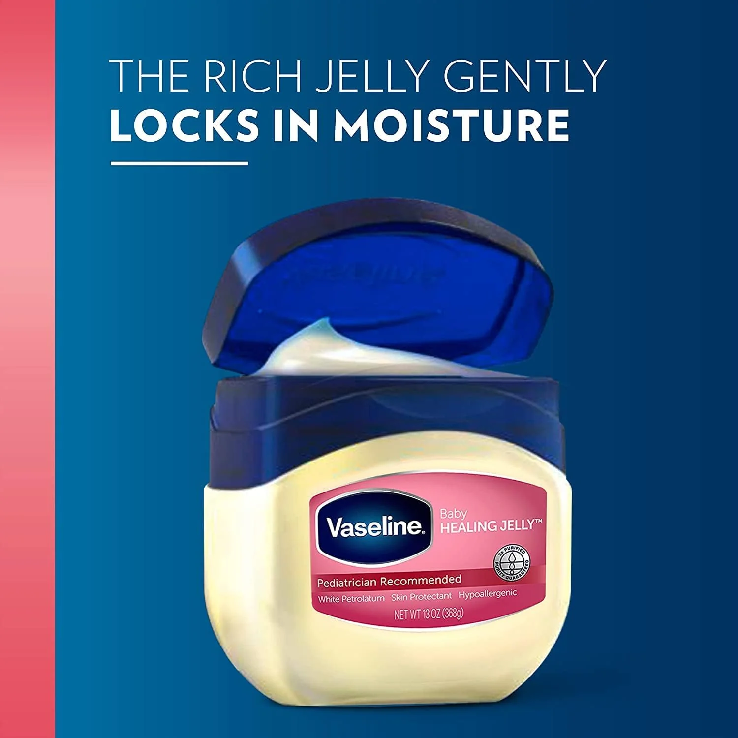 Vaseline Petroleum Jelly Baby Skincare Protective & Pure 4 Count Treats Dry Skin And Prevents Chaffed Skin From Diaper Rash Hypoallergenic And Gentle On Skin 13oz - Image 7