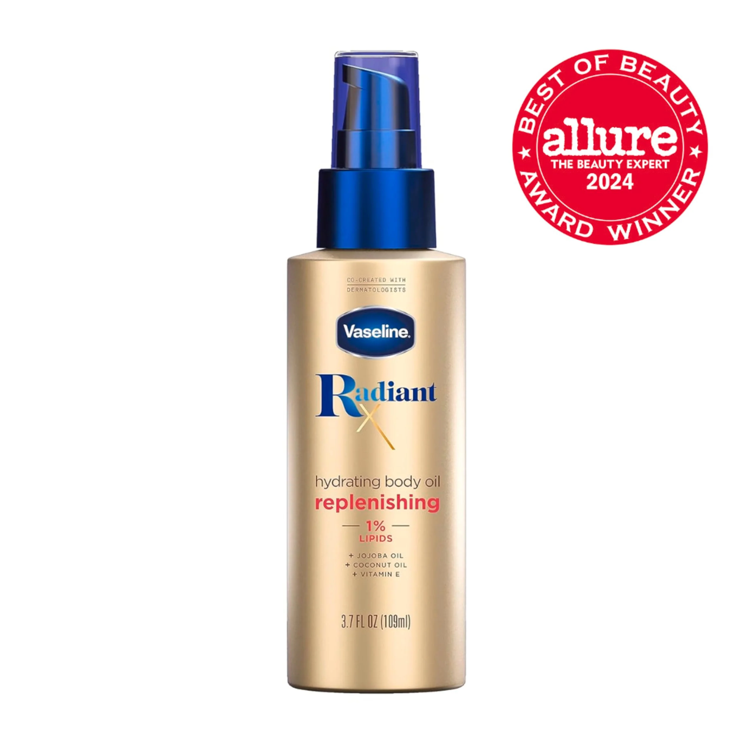 Vaseline Radiant X Replenishing and Hydrating Body Oil with 1% Lipids, Jojoba Oil, Coconut Oil, & Vitamin E 3.7 oz - Image 9