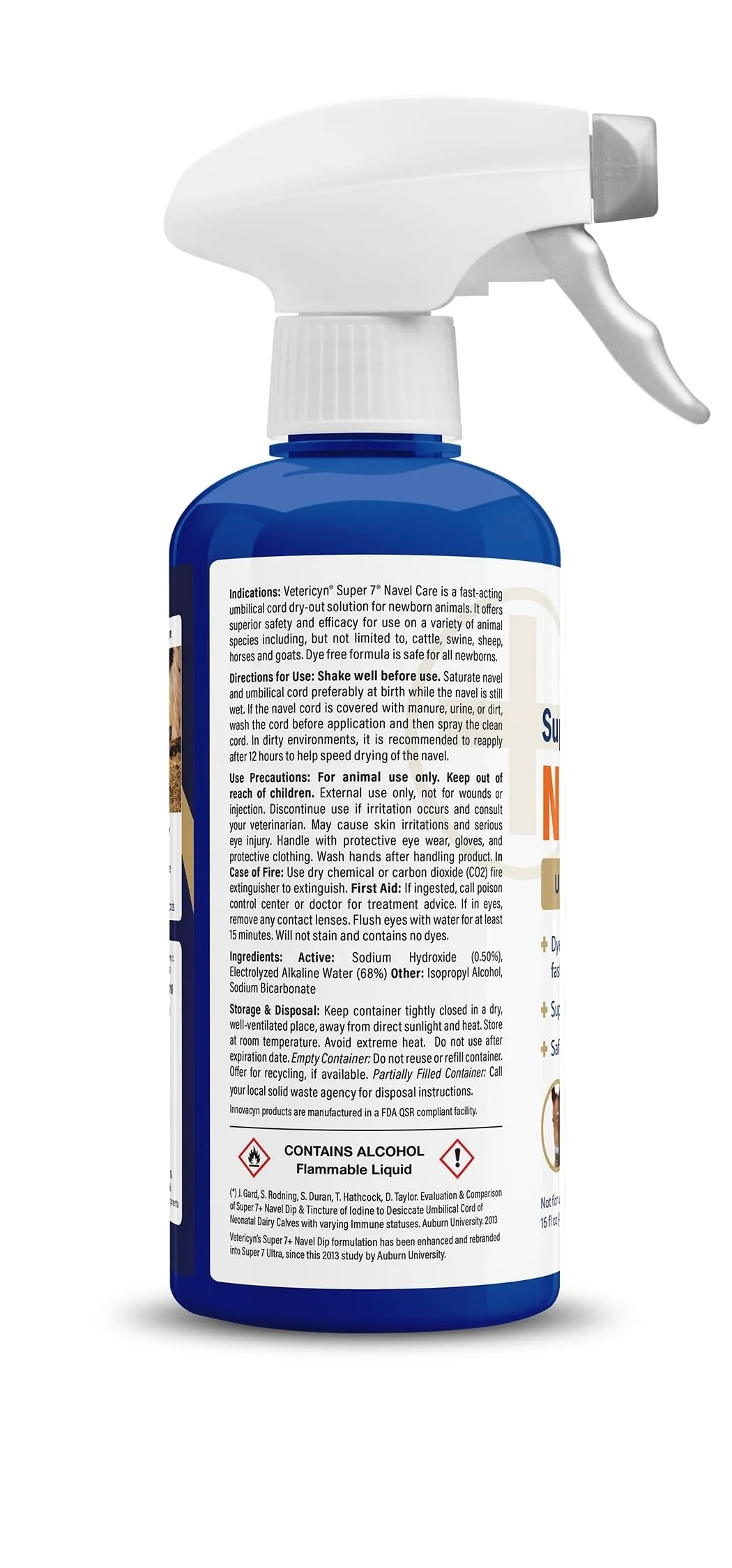 Vetericyn Super 7 Ultra Navel Care Spray, 16 oz. - Image 3