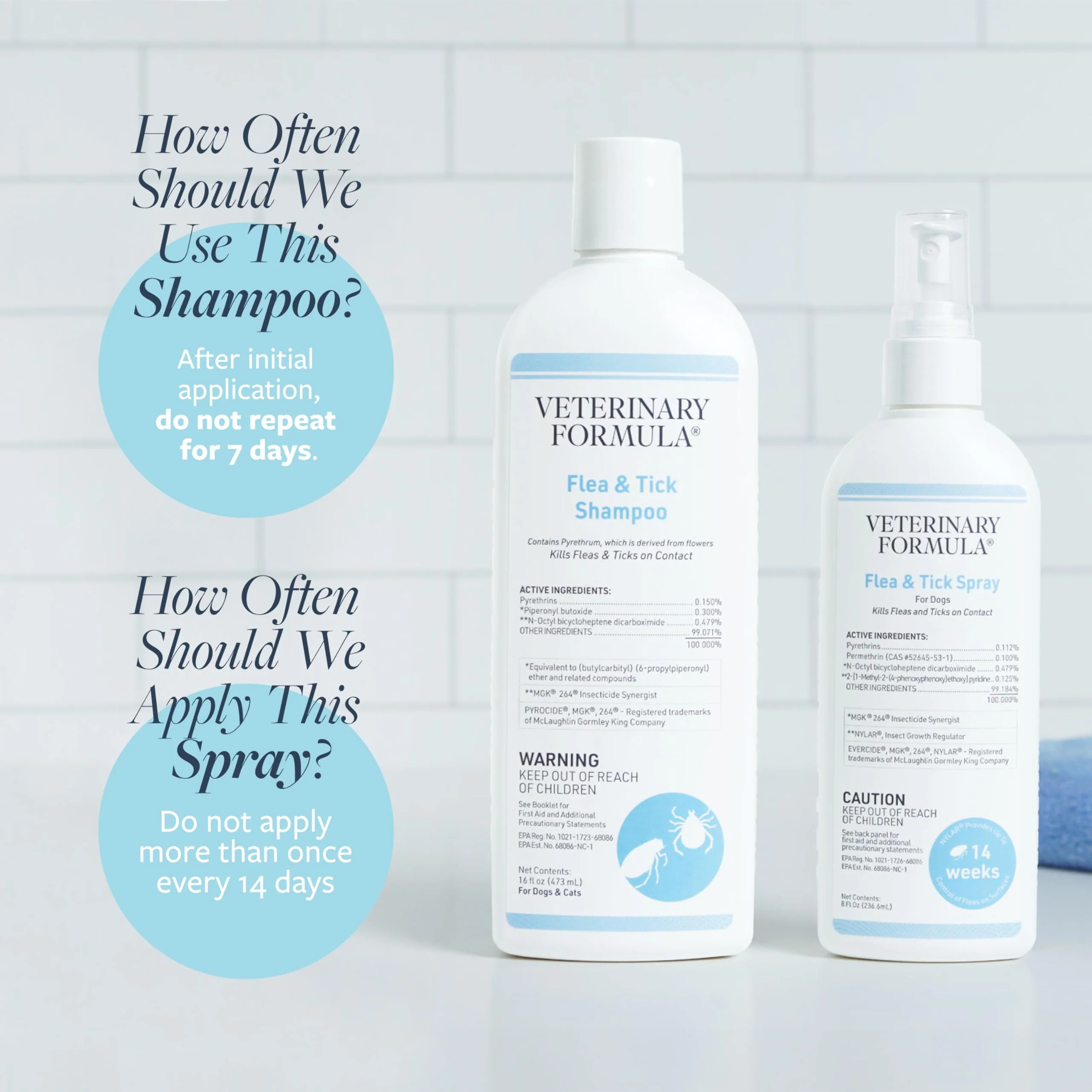 Veterinary Formula Flea and Tick Bundle – Prevention Spray for Dogs, 8 oz + 16 oz Shampoo for Dog Flea & Tick Control - Image 3